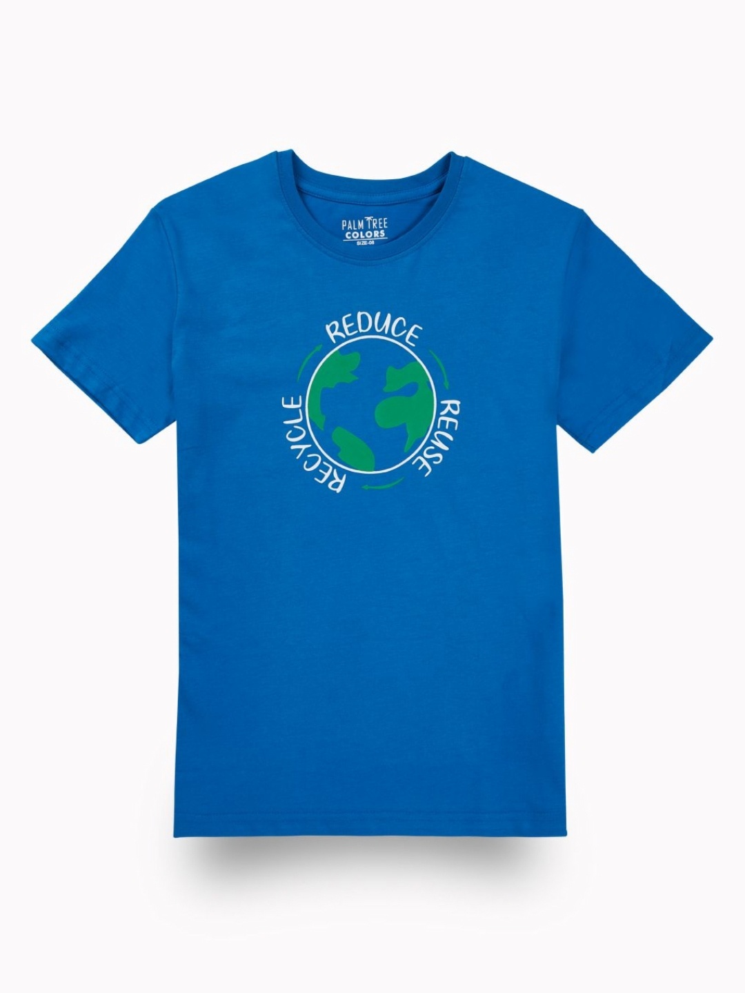 

Palm Tree Boys Printed Pockets T-shirt, Blue