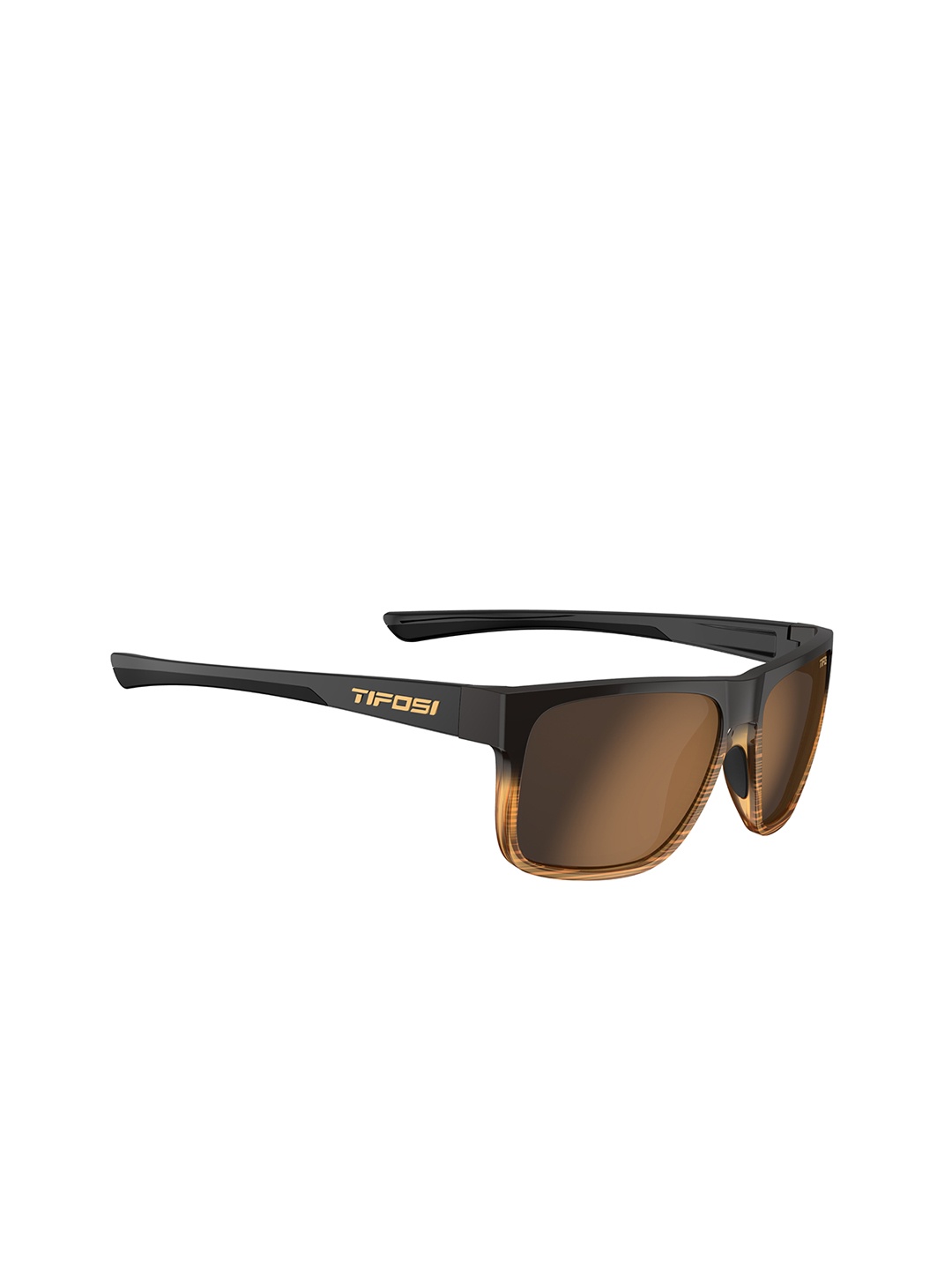

Tifosi Men Sports Sunglasses with UV Protected Lens, Brown