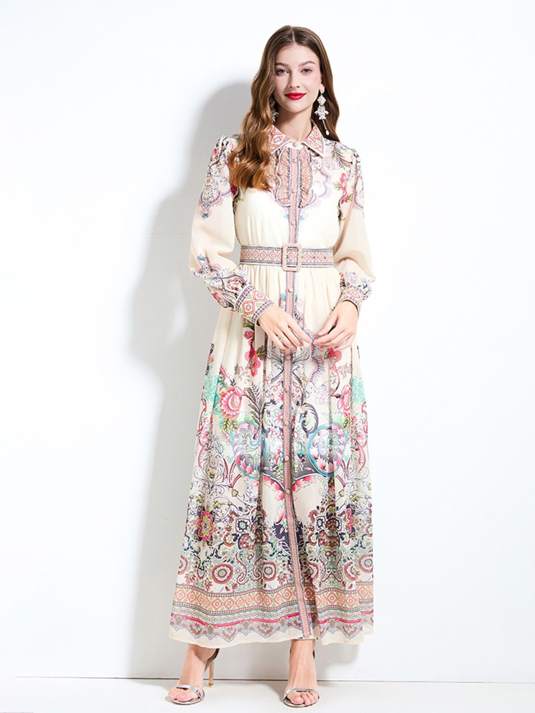 

JC Collection Floral Print Maxi Dress, Multi