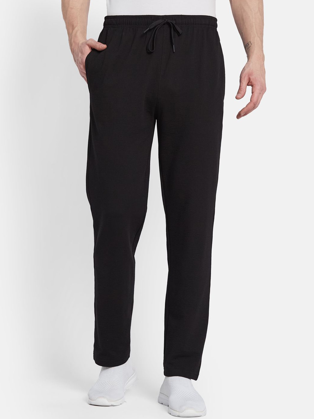 

Octave Men Cotton Track Pant, Black