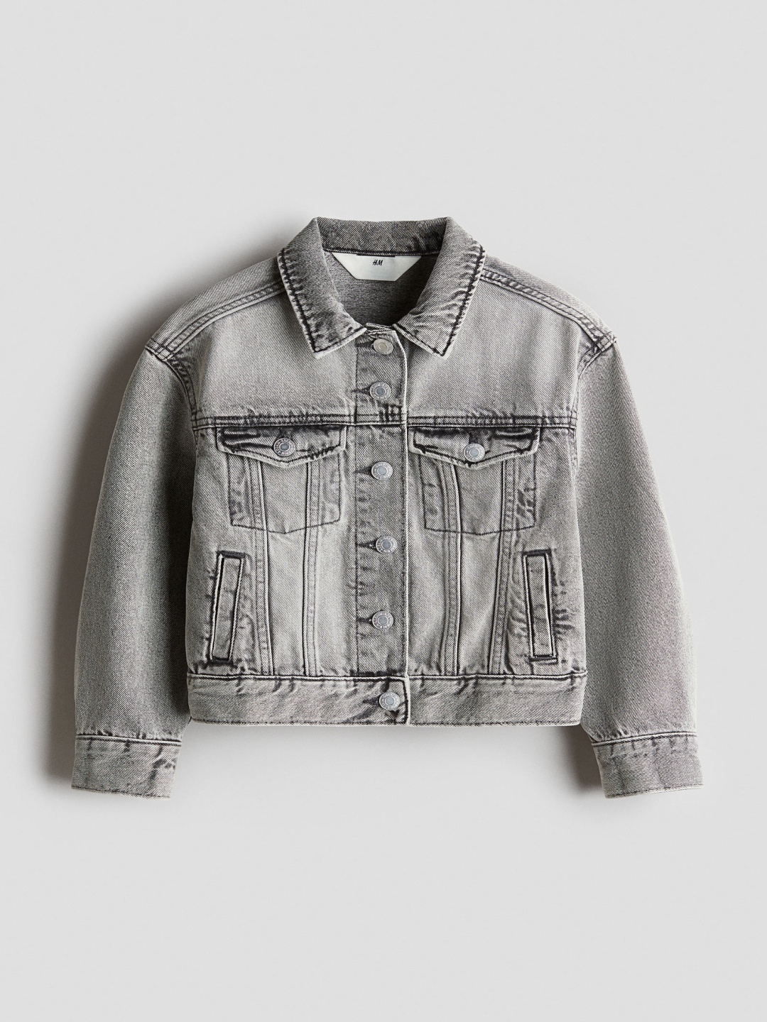 

H&M Denim Jacket, Grey