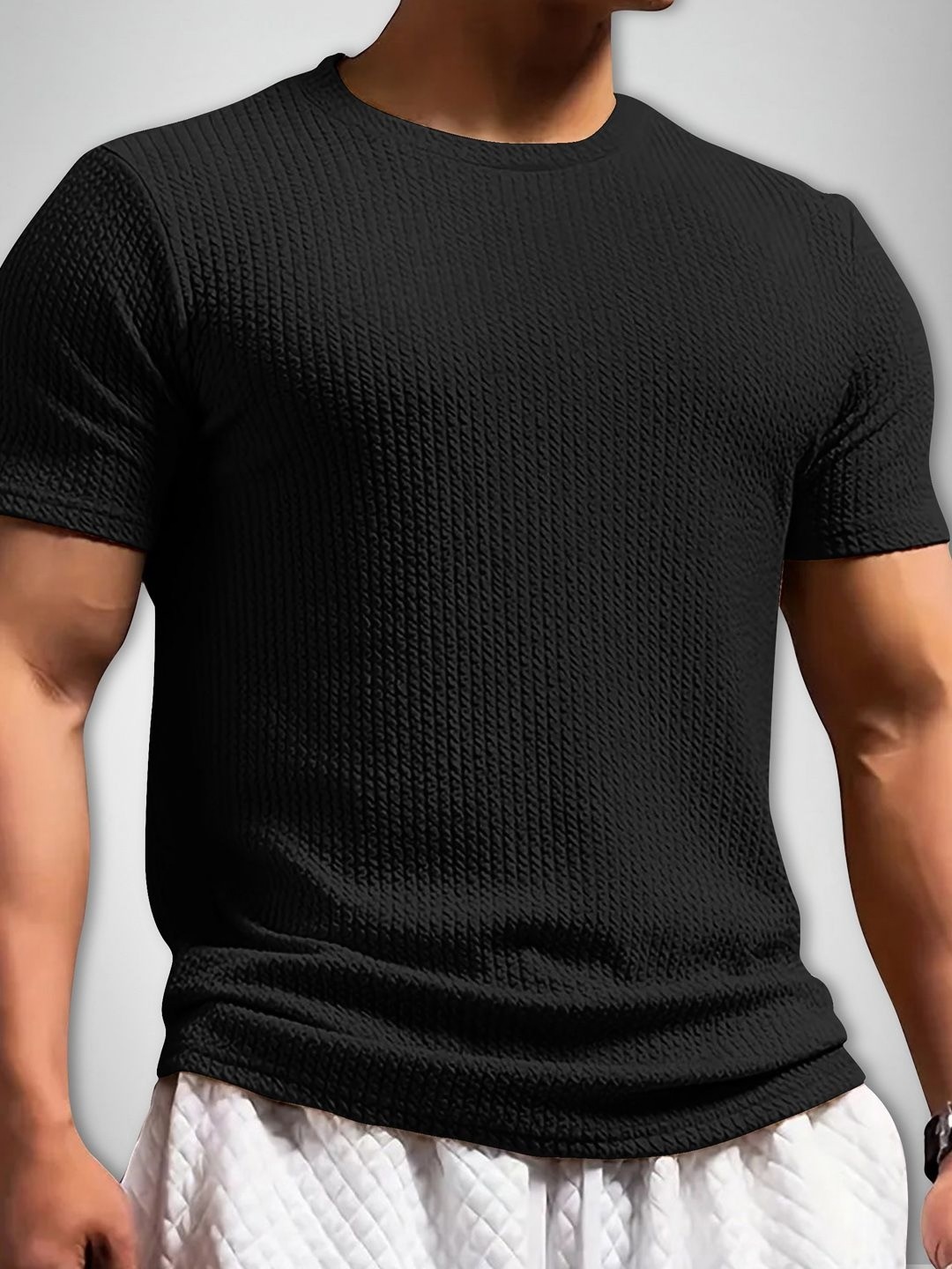

Moda Rapido Men T-shirt, Black