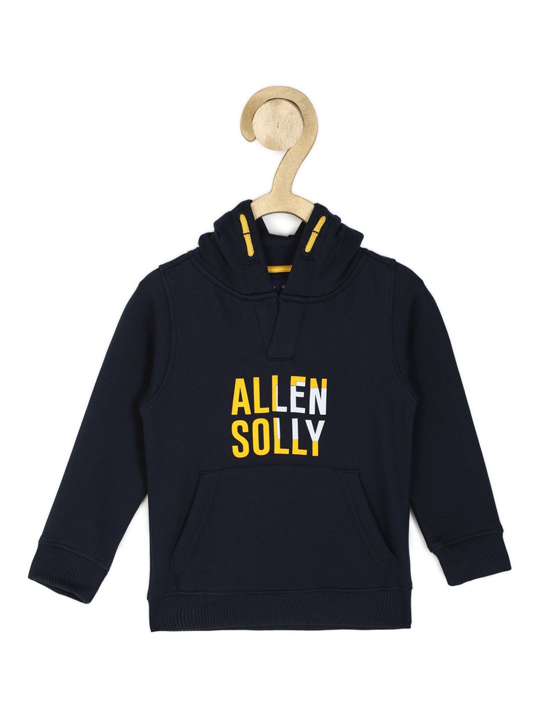 

Allen Solly Junior Boys Printed Hooded Sweatshirt, Navy blue