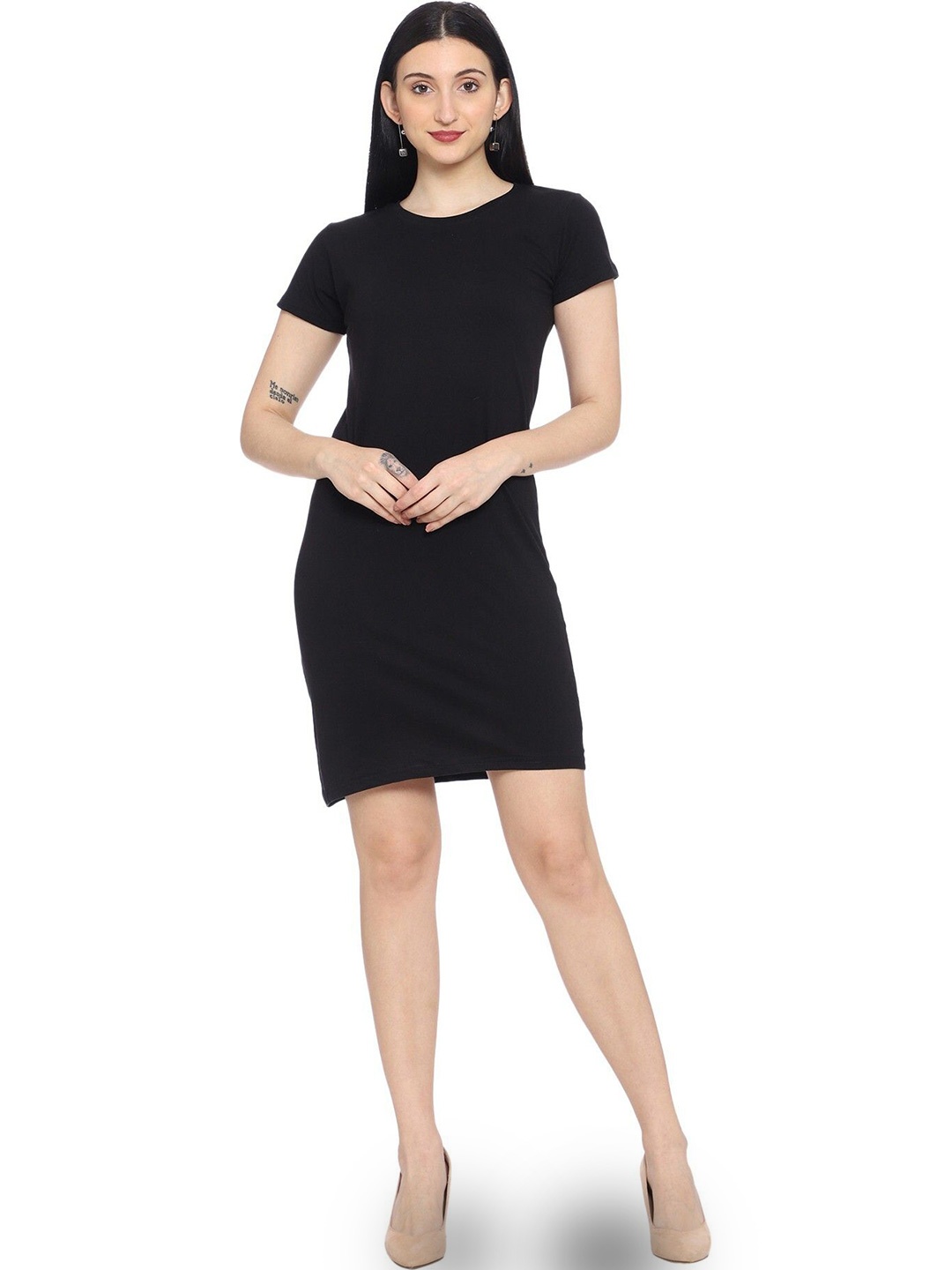 

ROARERS A-Line Dress, Black