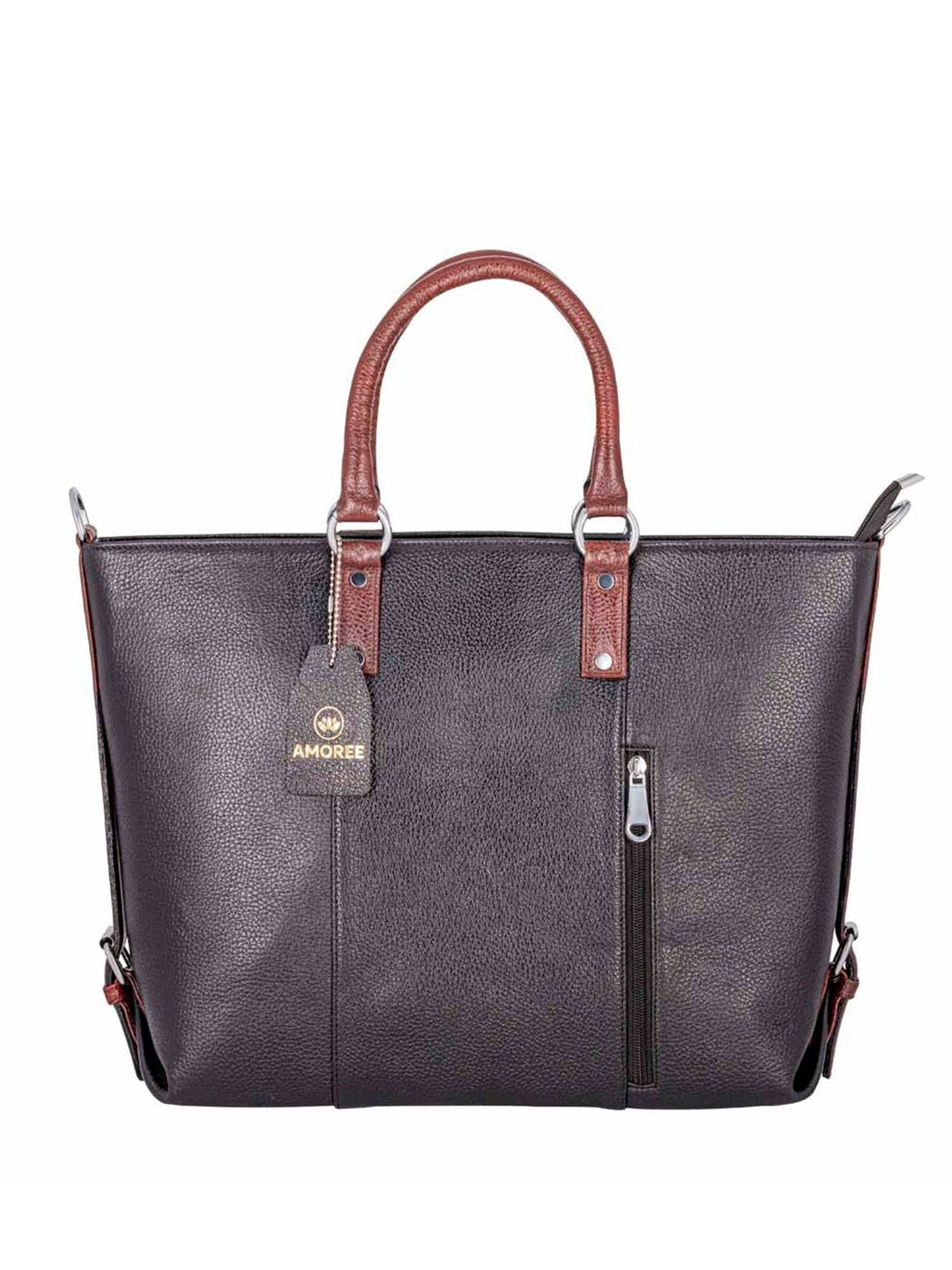 

MOREE Shoulder Laptop 3 Handle Bag, Black