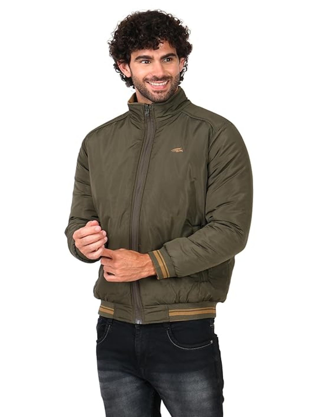 

PERF Men Lightweight Outdoor Bomber Jacket, Green