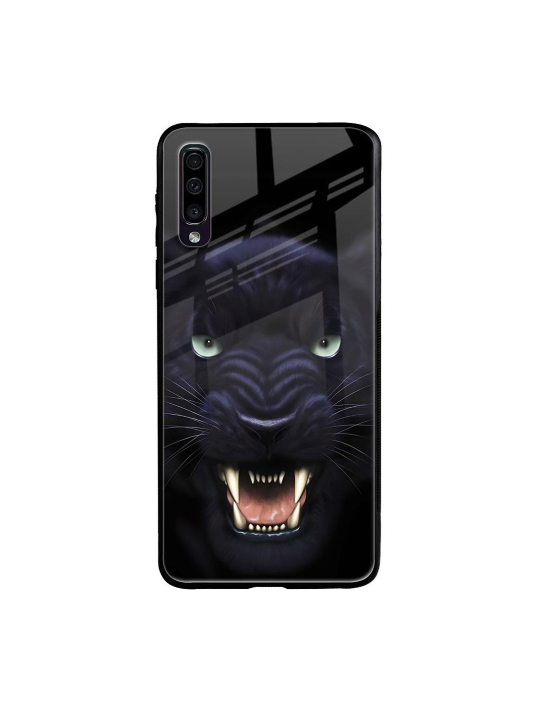 

QRIOH Quirky Printed Samsung Galaxy A70 Back Case Mobile Accessories, Black