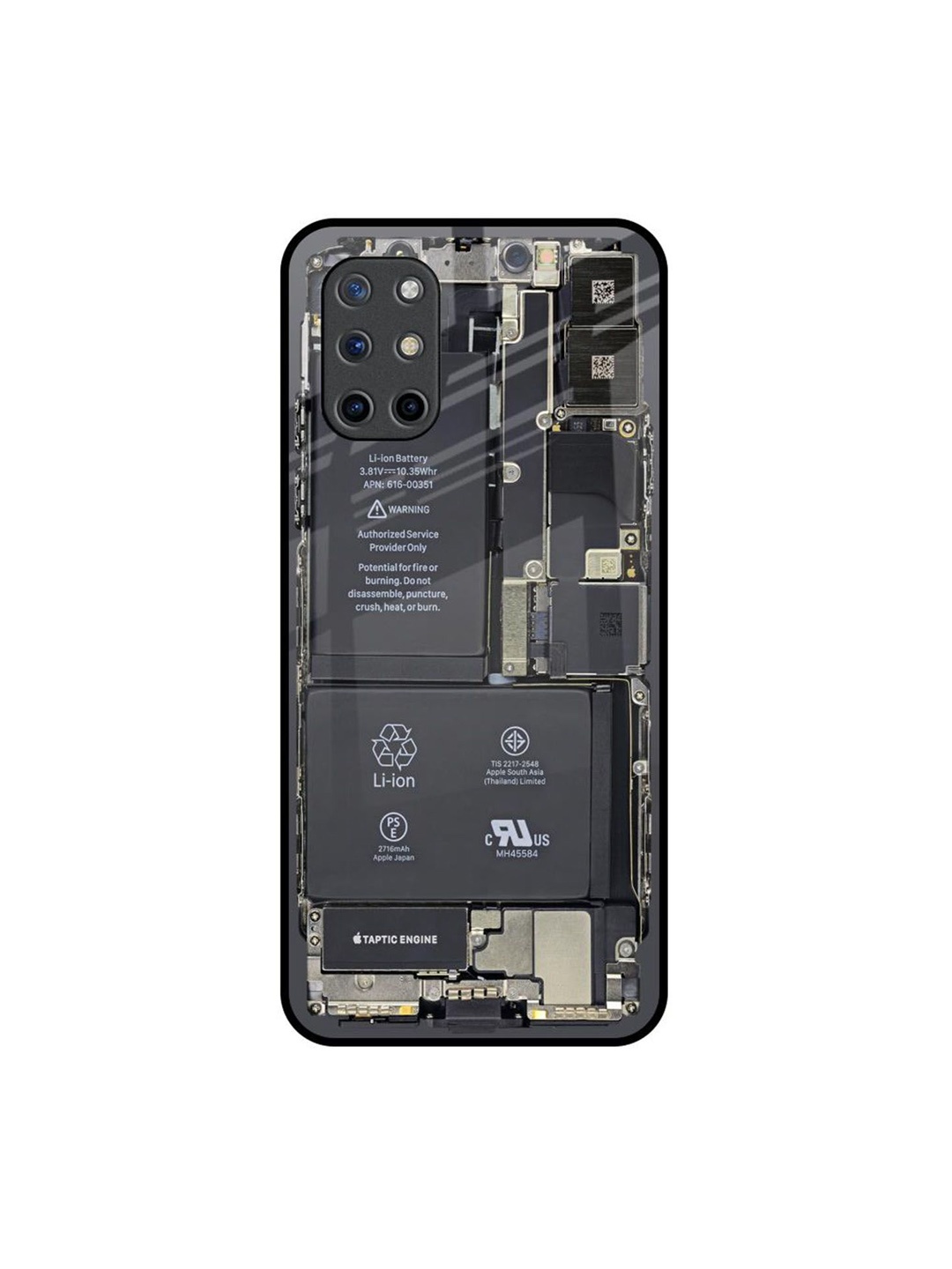 

QRIOH Quirky Printed OnePlus 8T Back Case Mobile Accessories, Grey