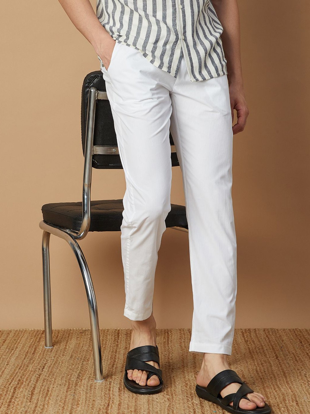 

Melange by Lifestyle Men Cotton Pyjama, White