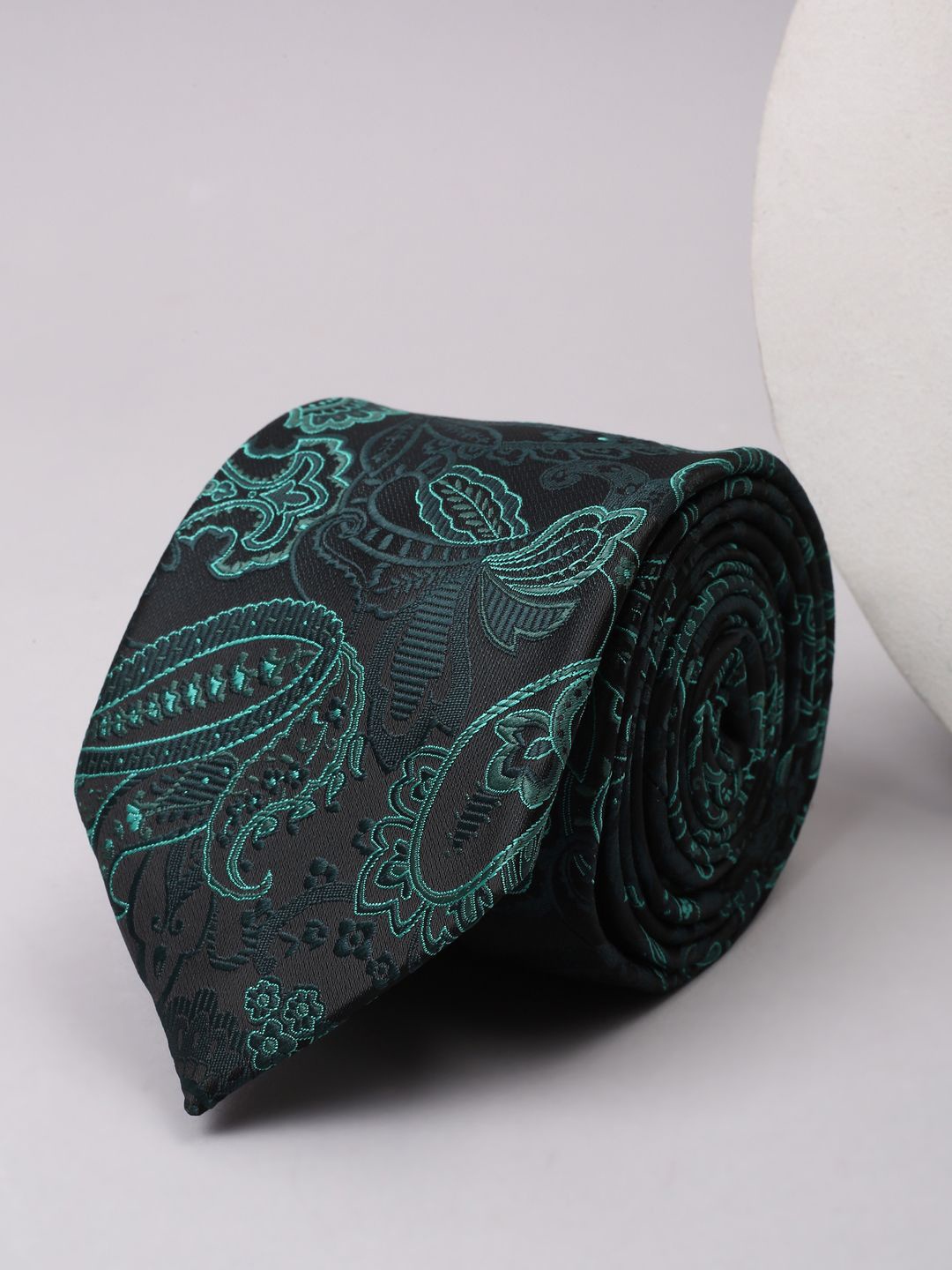 

Van Heusen Men Woven Design Broad Tie, Green