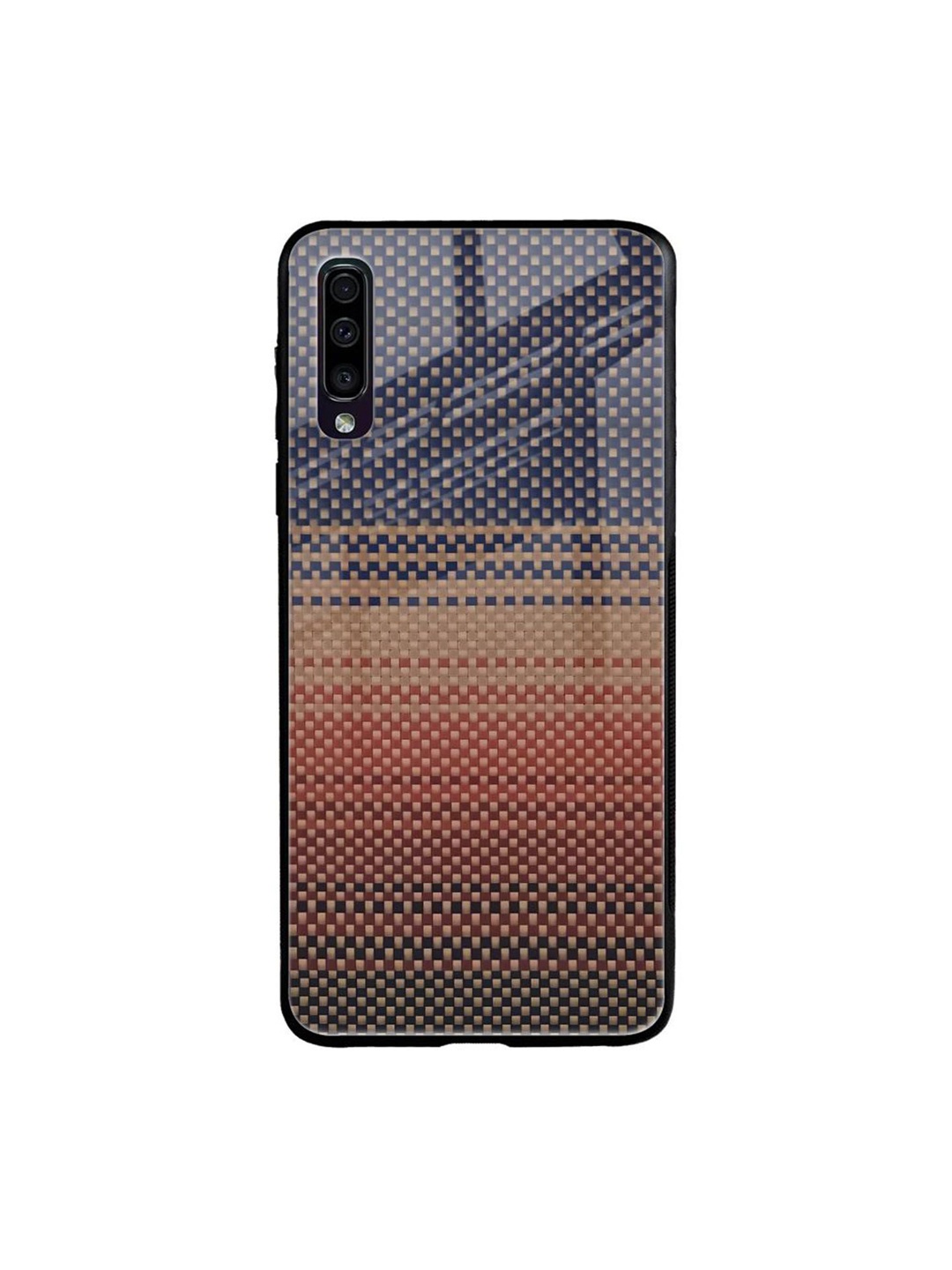 

QRIOH Geometric Printed Samsung Galaxy A70 Back Case Mobile Accessories, Brown