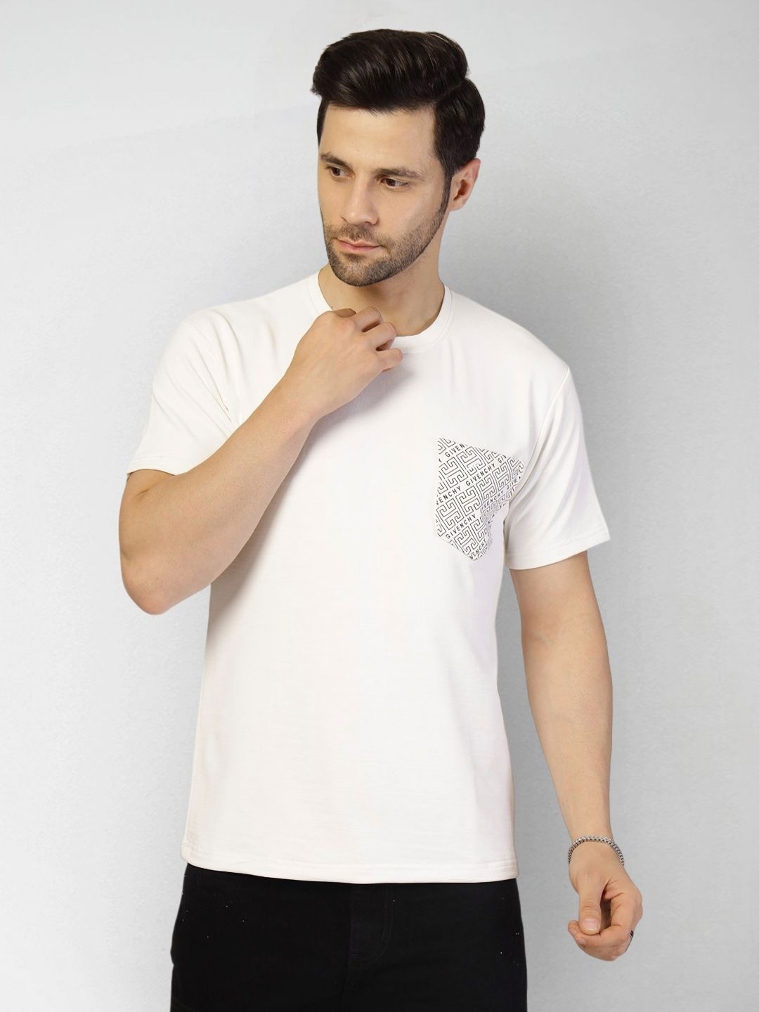 

Moda Rapido Men T-shirt, White