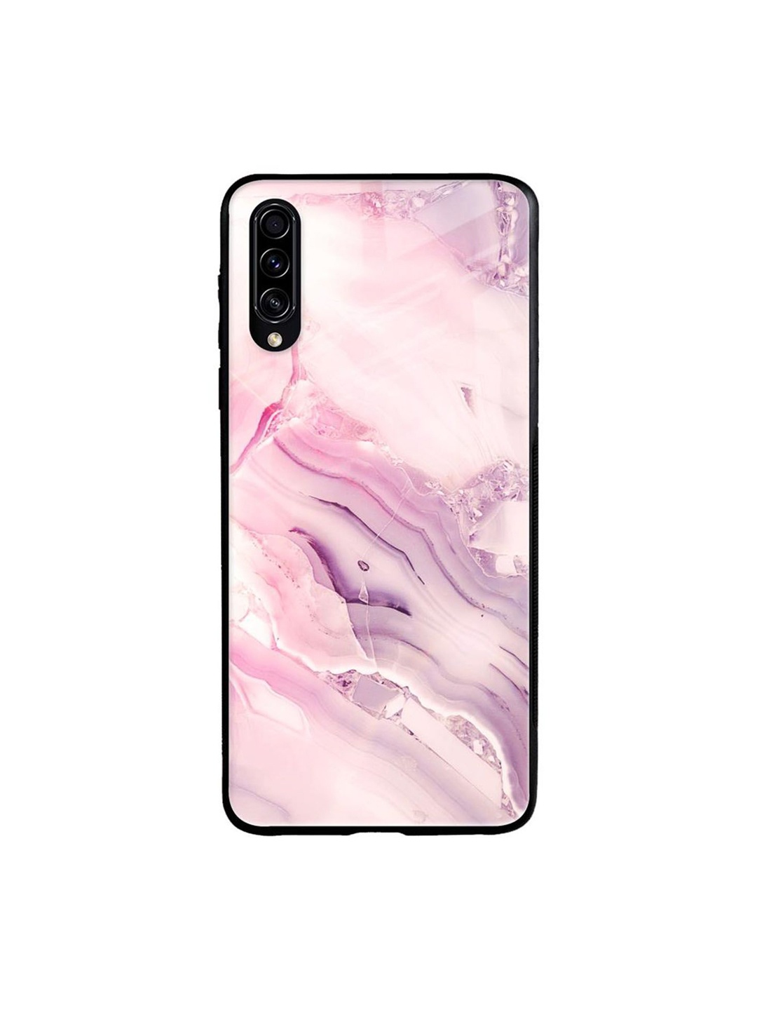 

QRIOH Abstract Printed Samsung Galaxy A70S Back Case Mobile Accessories, Pink