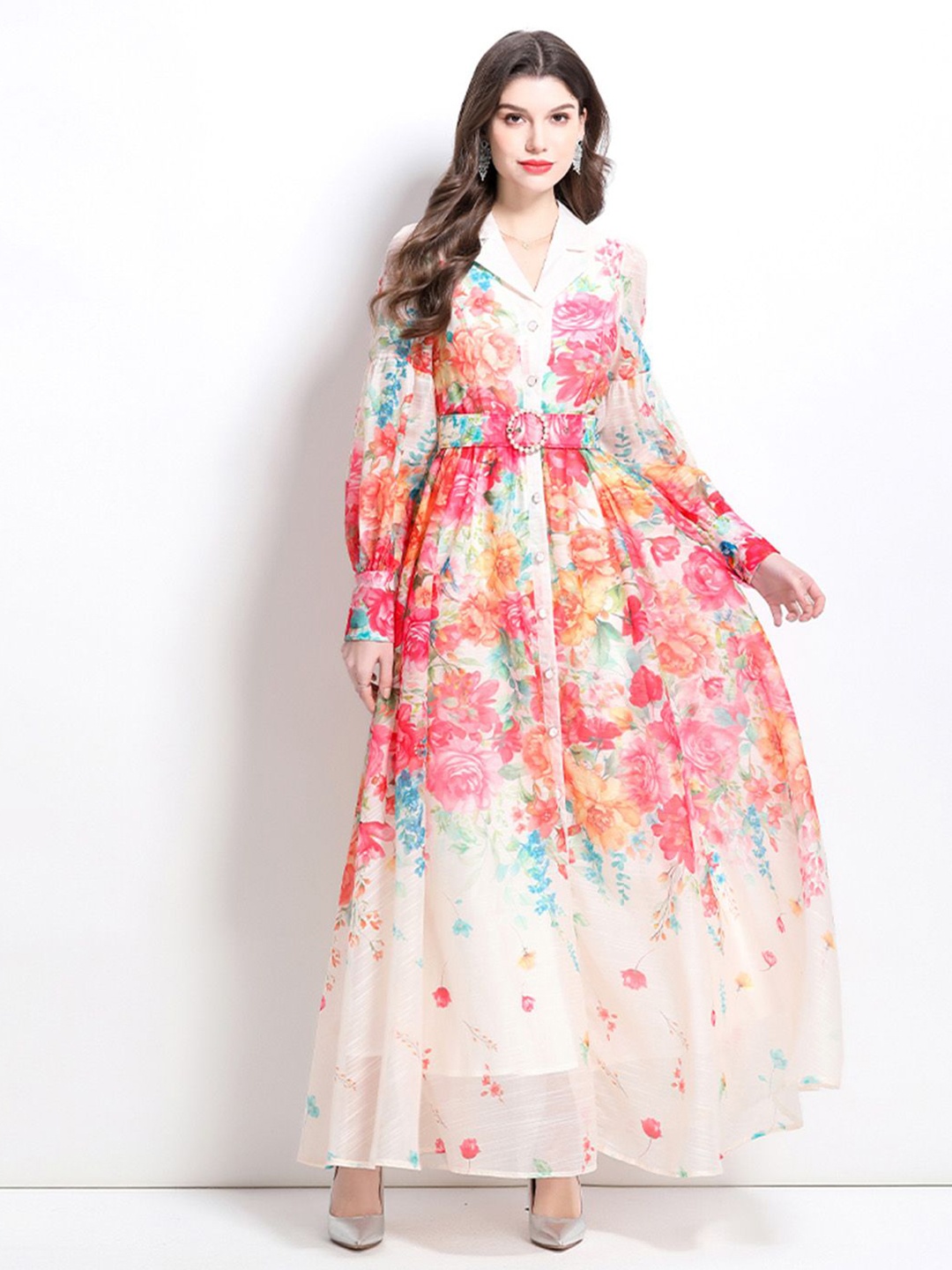 

JC Collection Floral Print Maxi Dress, Multi