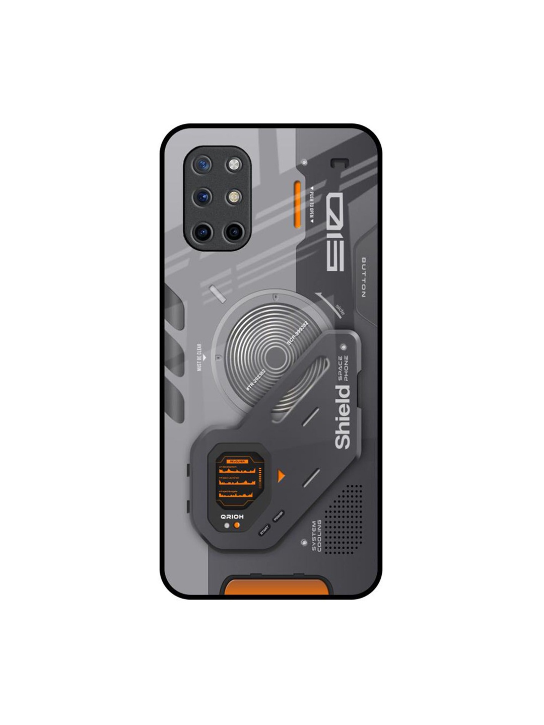

QRIOH Typography Printed OnePlus 8T Back Case Mobile Accessories, Grey