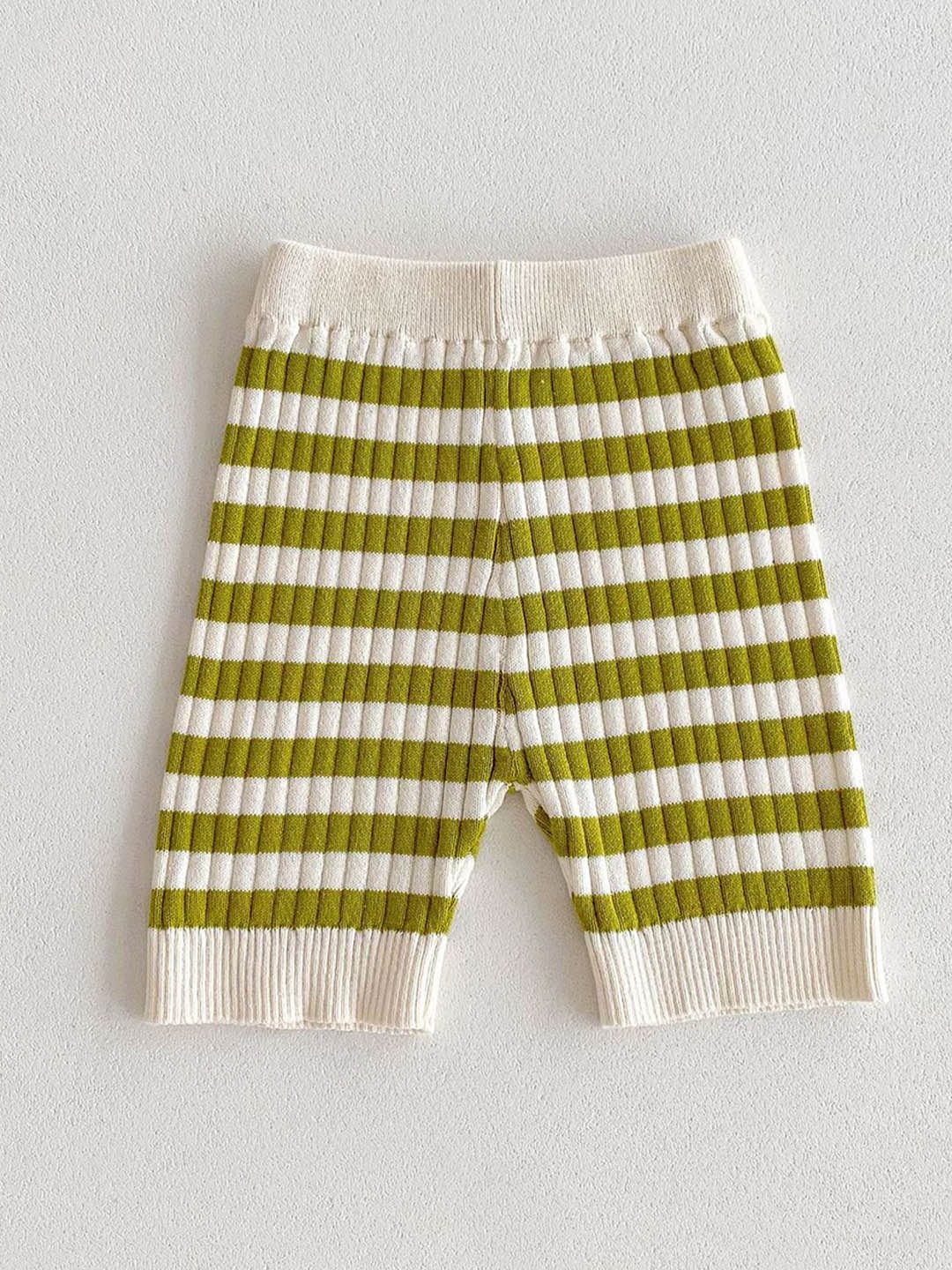 

LULU & SKY Girls Checked Slim Fit Technology Shorts, Green