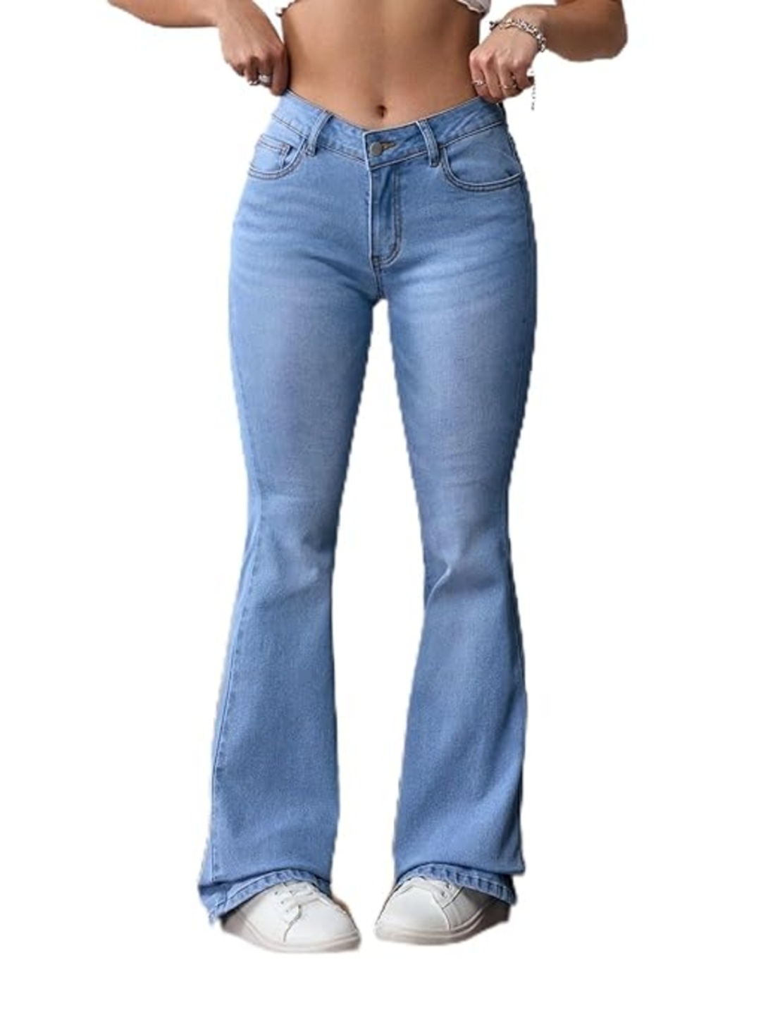 

Metronaut Women Comfort Bootcut Jeans, Blue