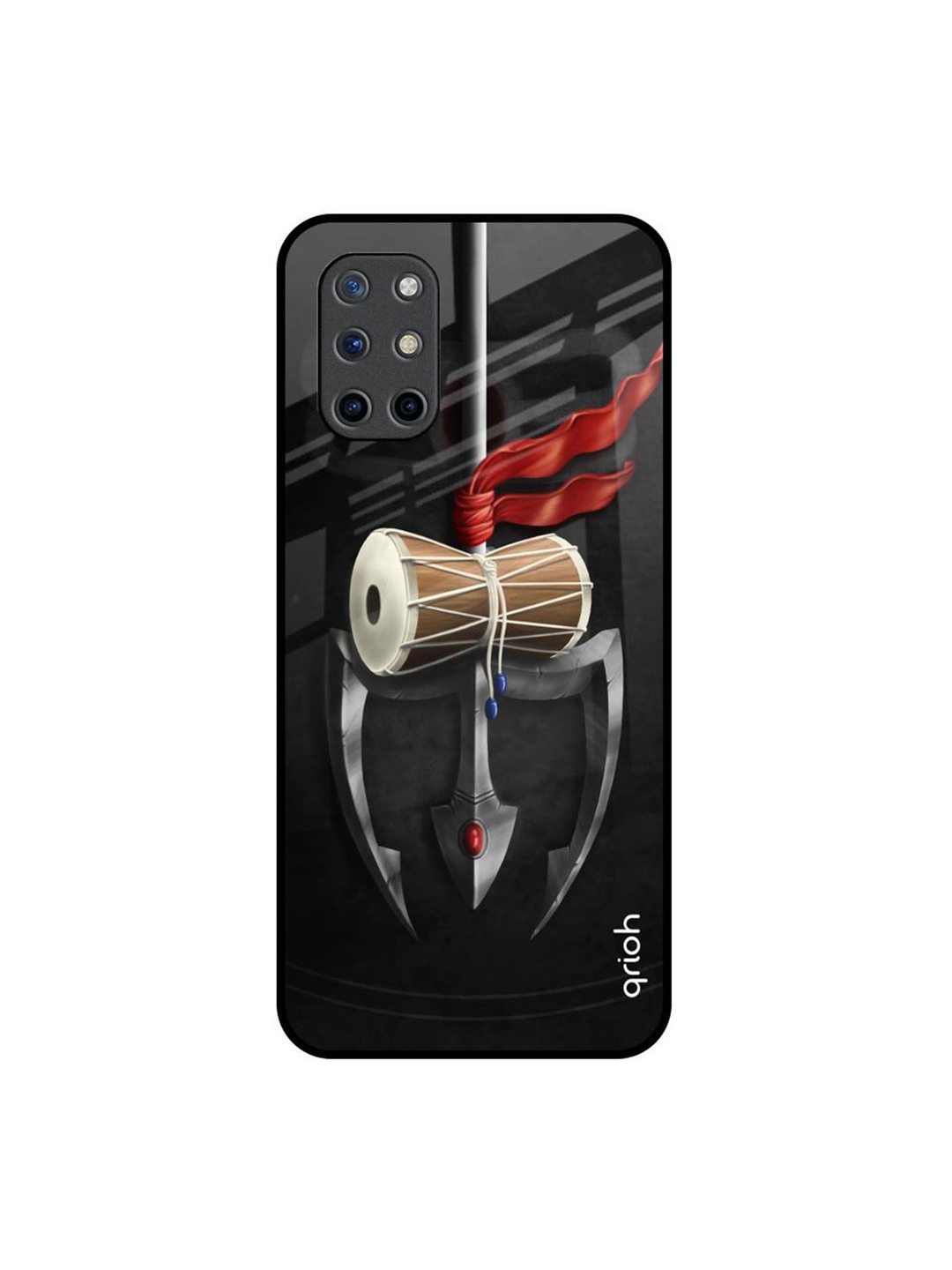 

QRIOH Quirky Printed OnePlus 8T Back Case Mobile Accessories, Black