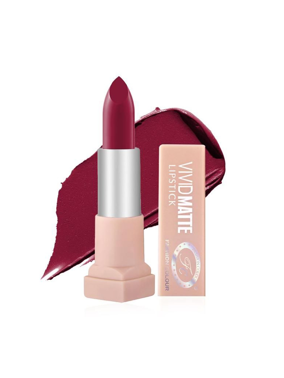 

Fashion Colour Vivid Matte Long Lasting Lipstick - Red Brown 08