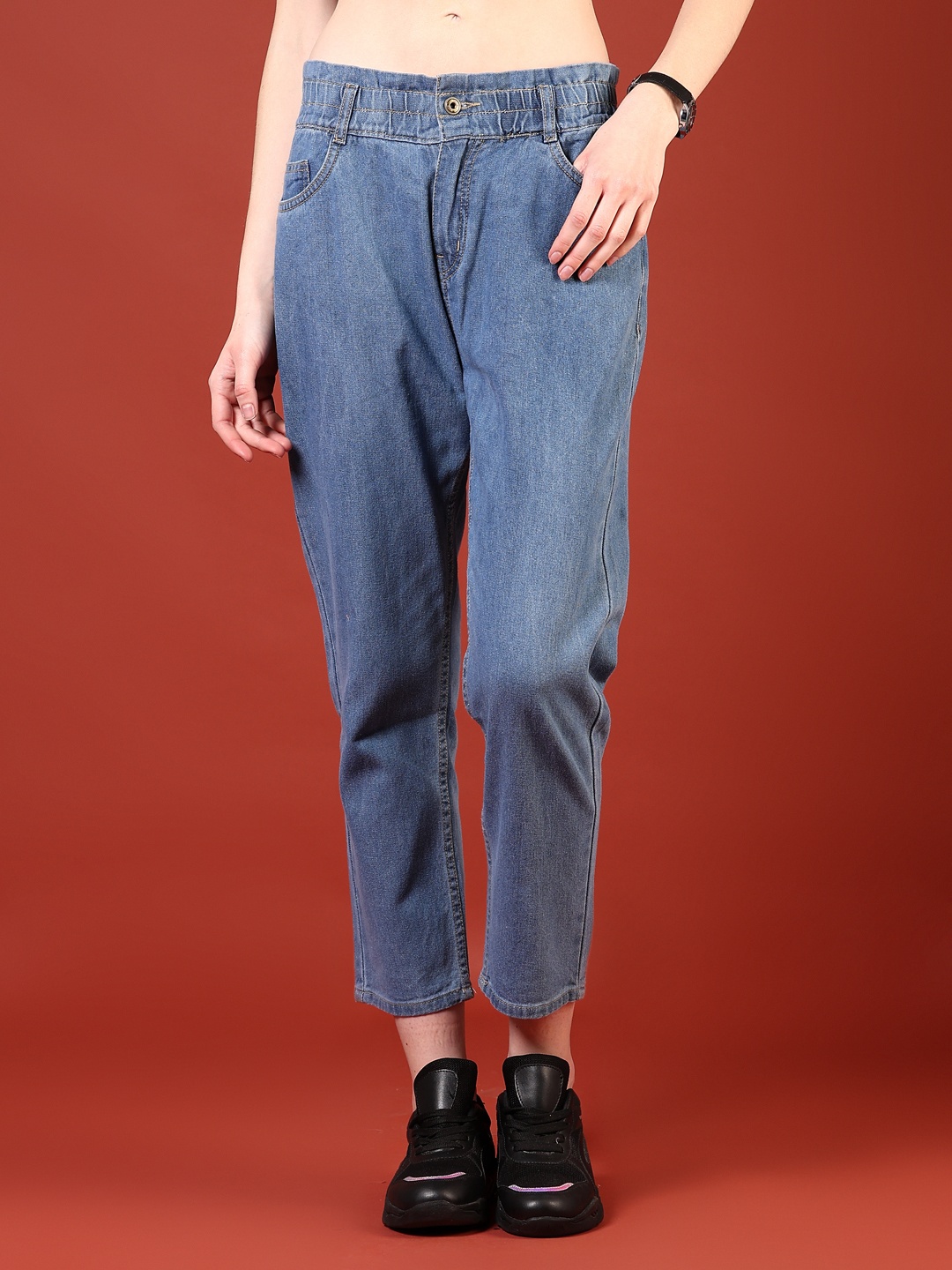 

V-Mart Women Skinny Fit Light Fade Jeans, Blue