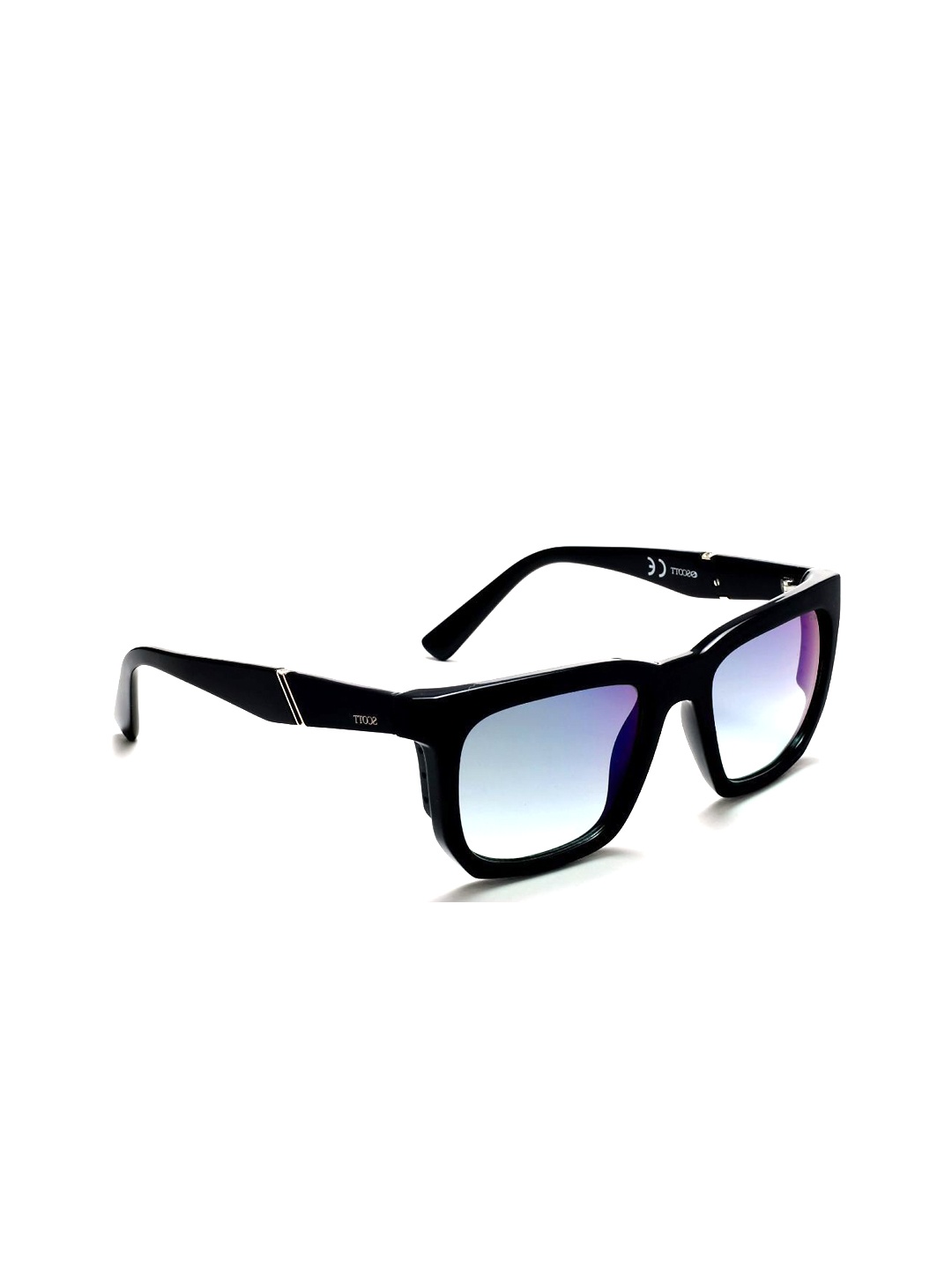 

SCOTT Unisex Square Sunglasses with UV Protected Lens, Blue