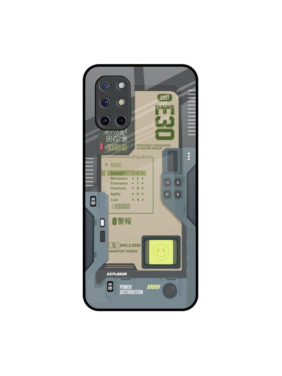 

QRIOH Typography Printed OnePlus 8T Back Case Mobile Accessories, Grey