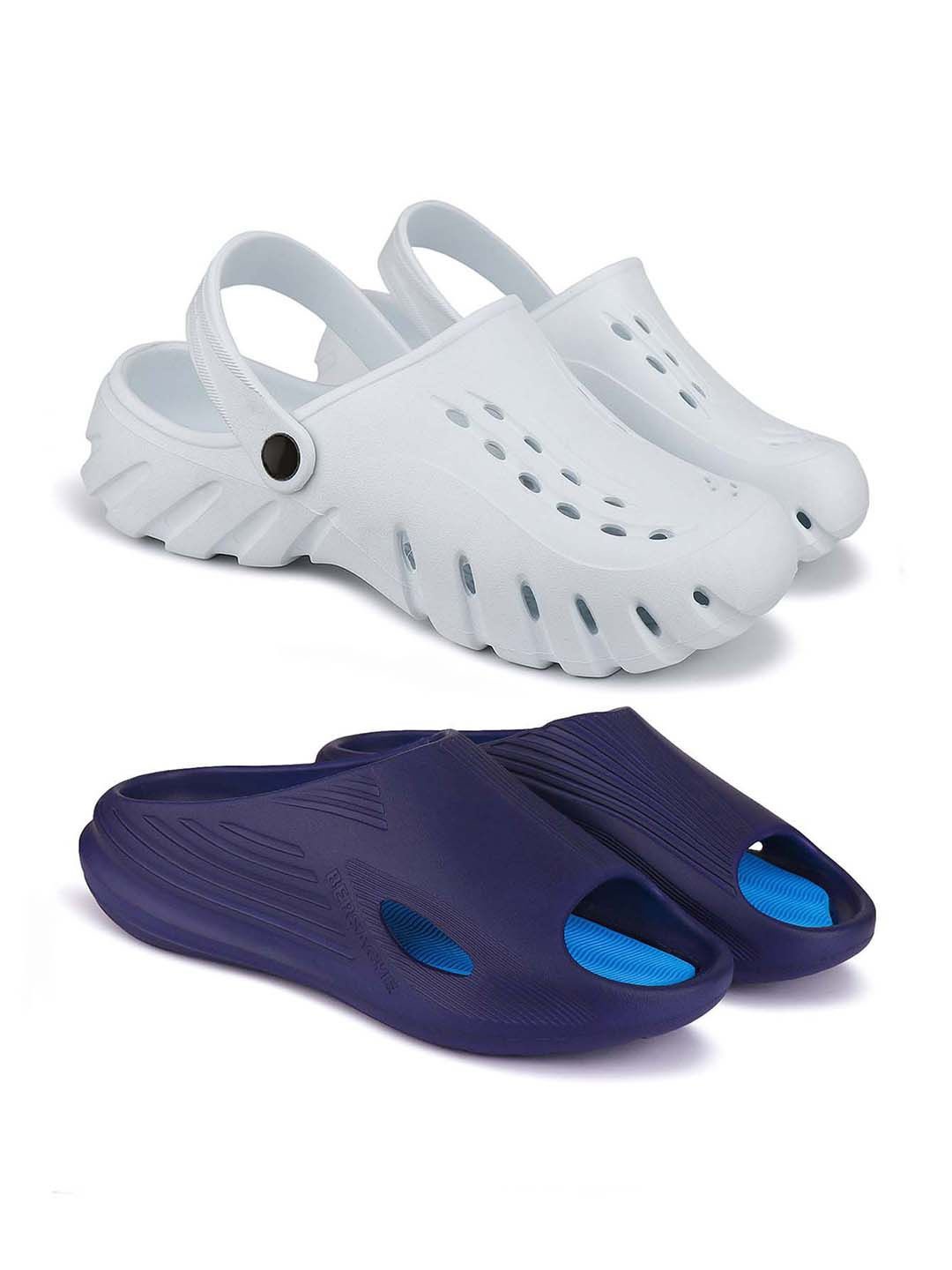 

BERSACHE Men Slip-On, White
