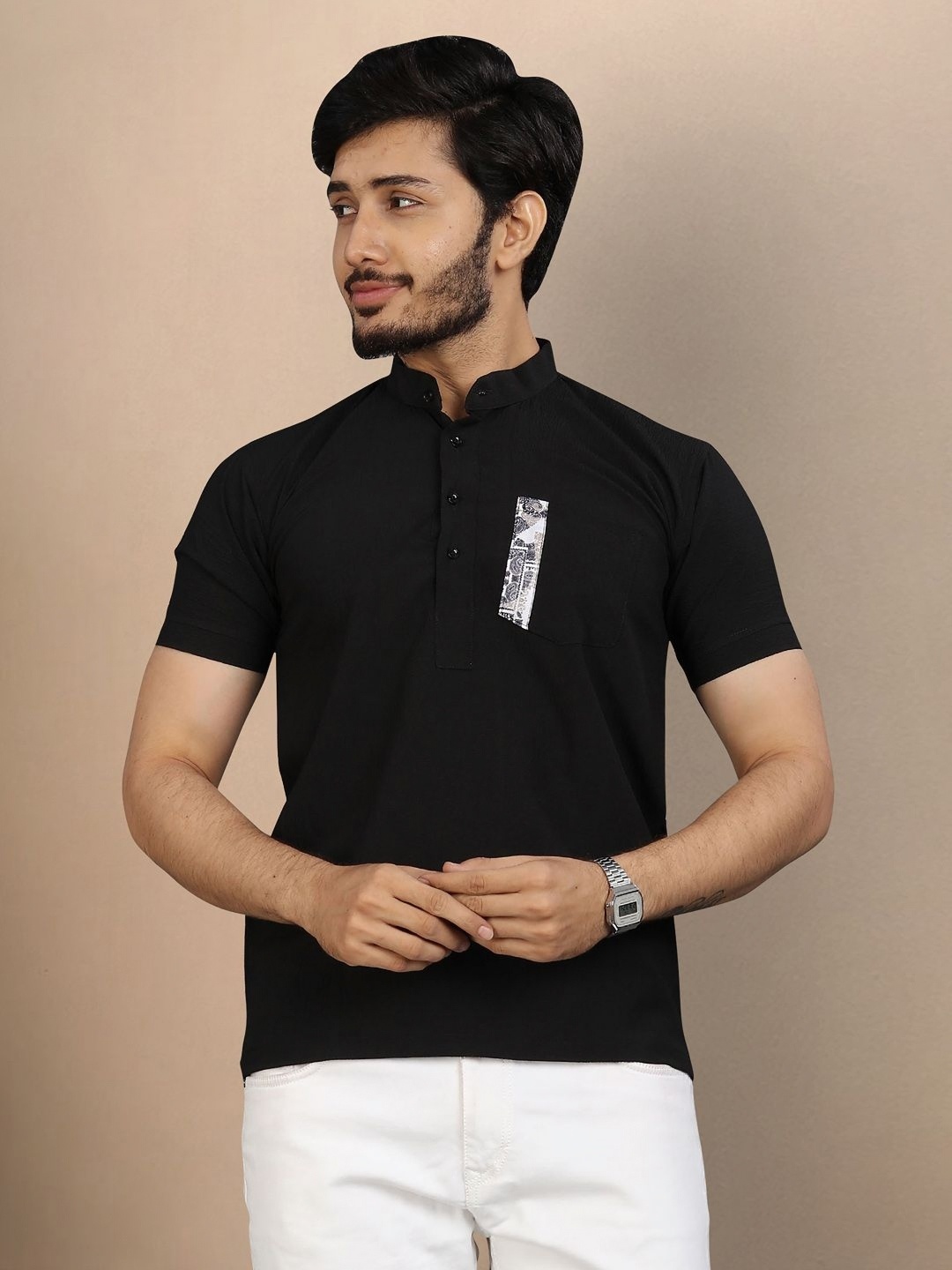 

Moda Rapido Men T-shirt, Black