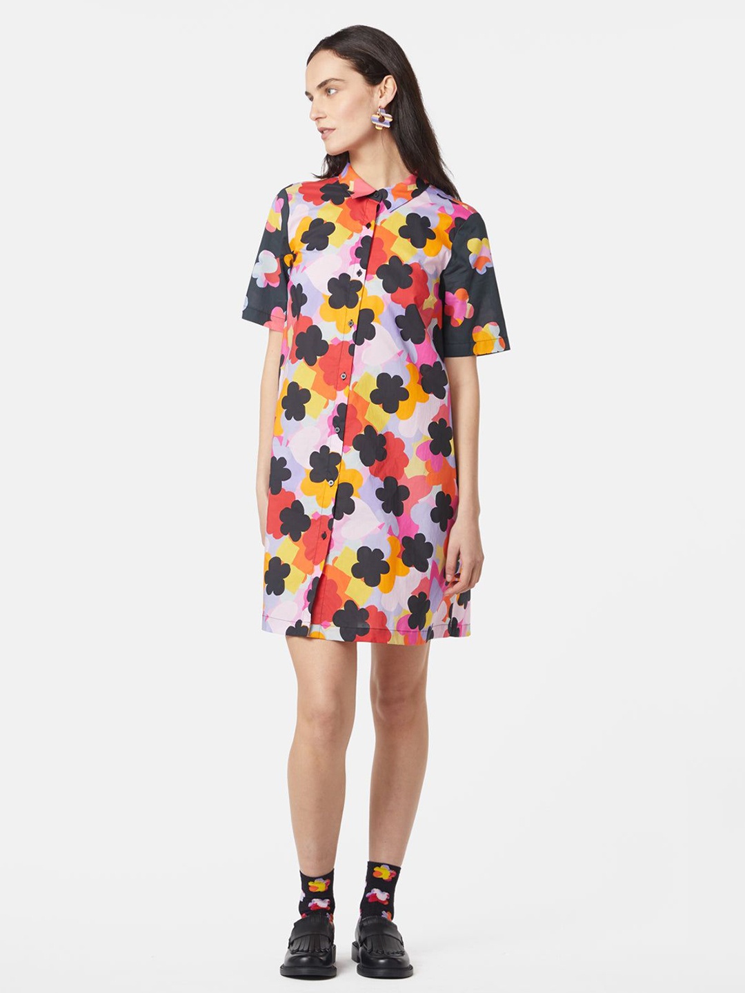 

Attire Empire Women Premium Floral Opaque Printed Casual Shirt, Yellow
