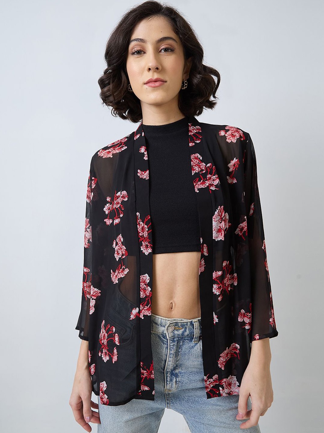 

SZN Floral Print Top, Multi