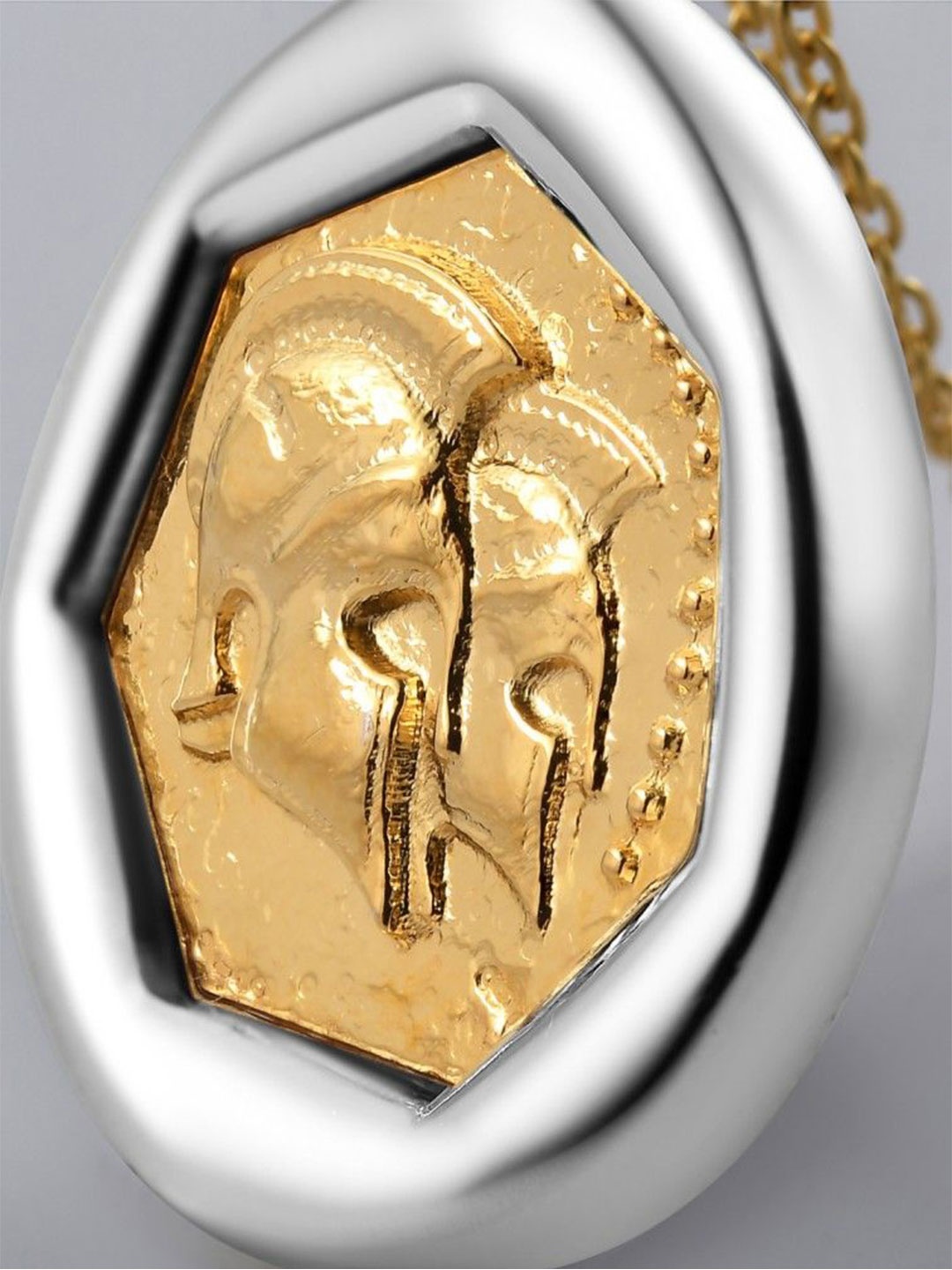 

HOUSE OF SEVEN Gold-Plated Zodiac Sign Pendant With Chain
