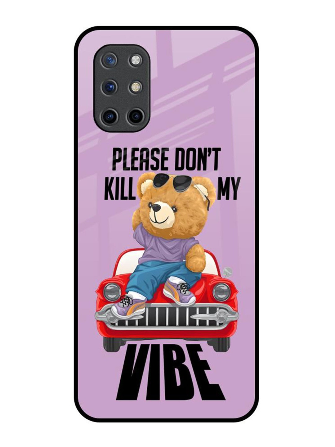 

QRIOH Typography Printed OnePlus 8T Back Case Mobile Accessories, Purple