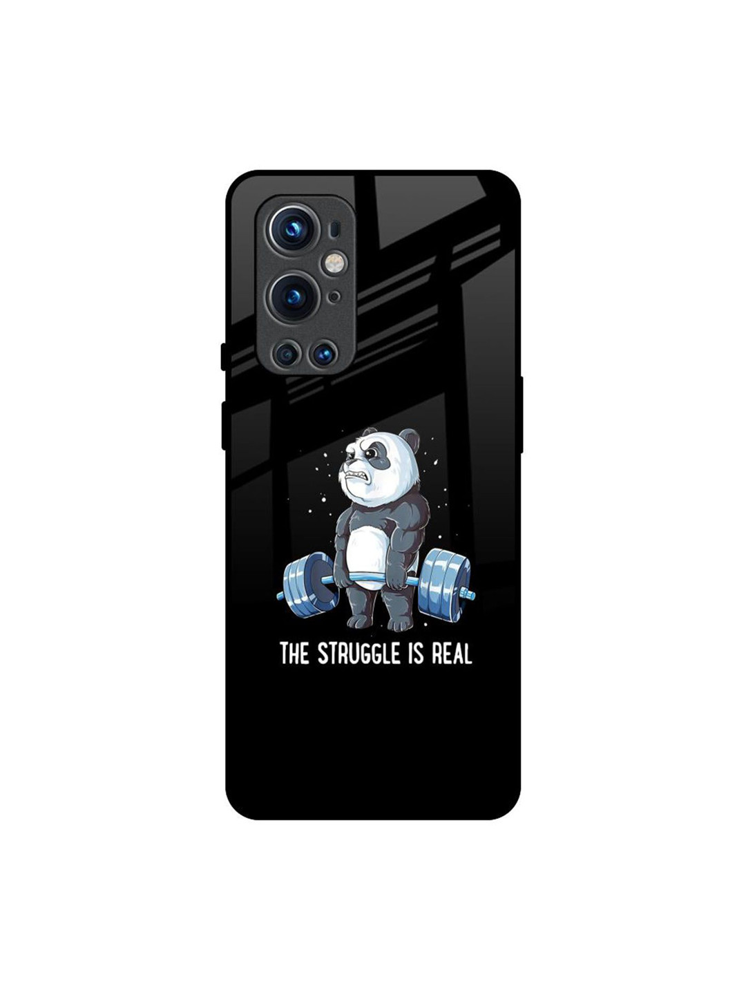 

QRIOH Quirky Printed OnePlus 9 pro Back Case Mobile Accessories, Black