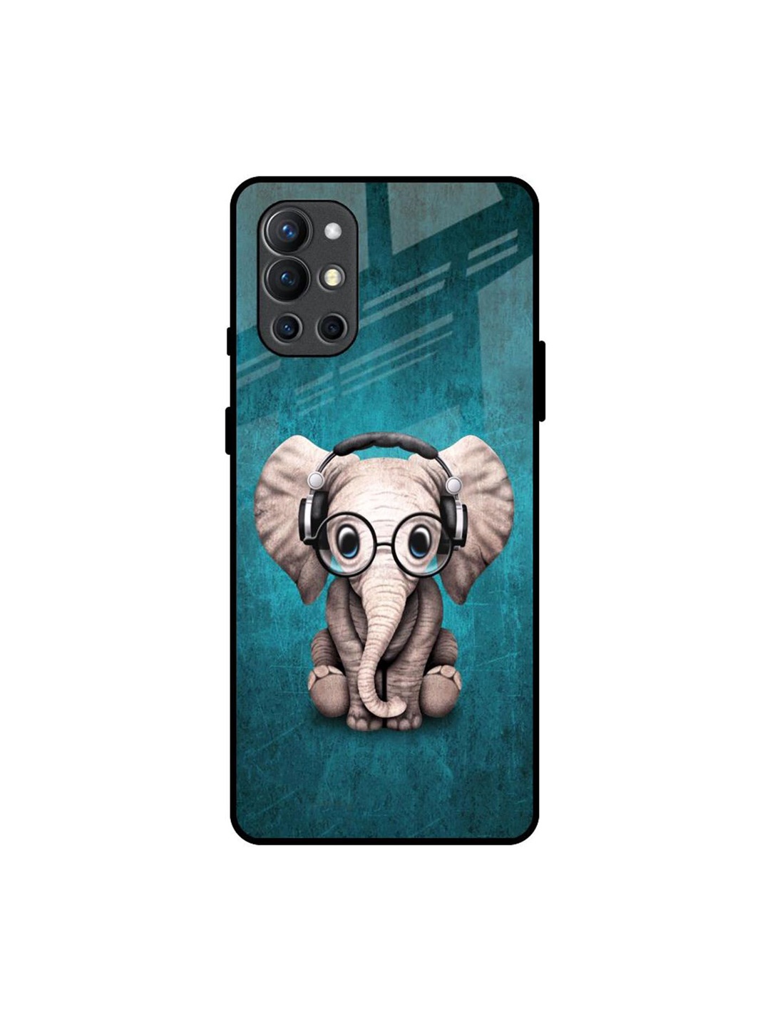 

QRIOH Quirky Printed OnePlus 9R Back Case Mobile Accessories, Blue