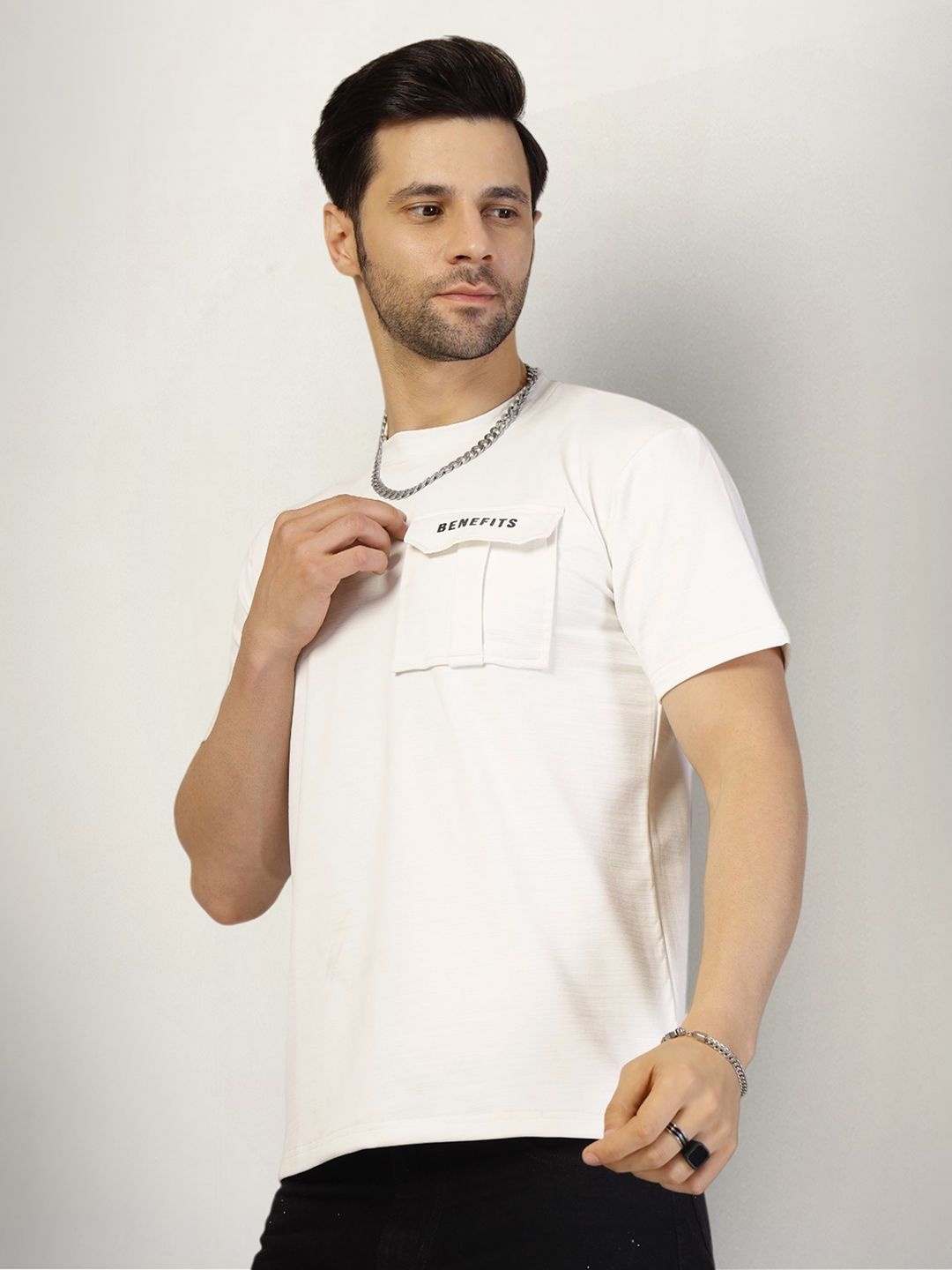

SZN Men Original Opaque Casual Shirt, White