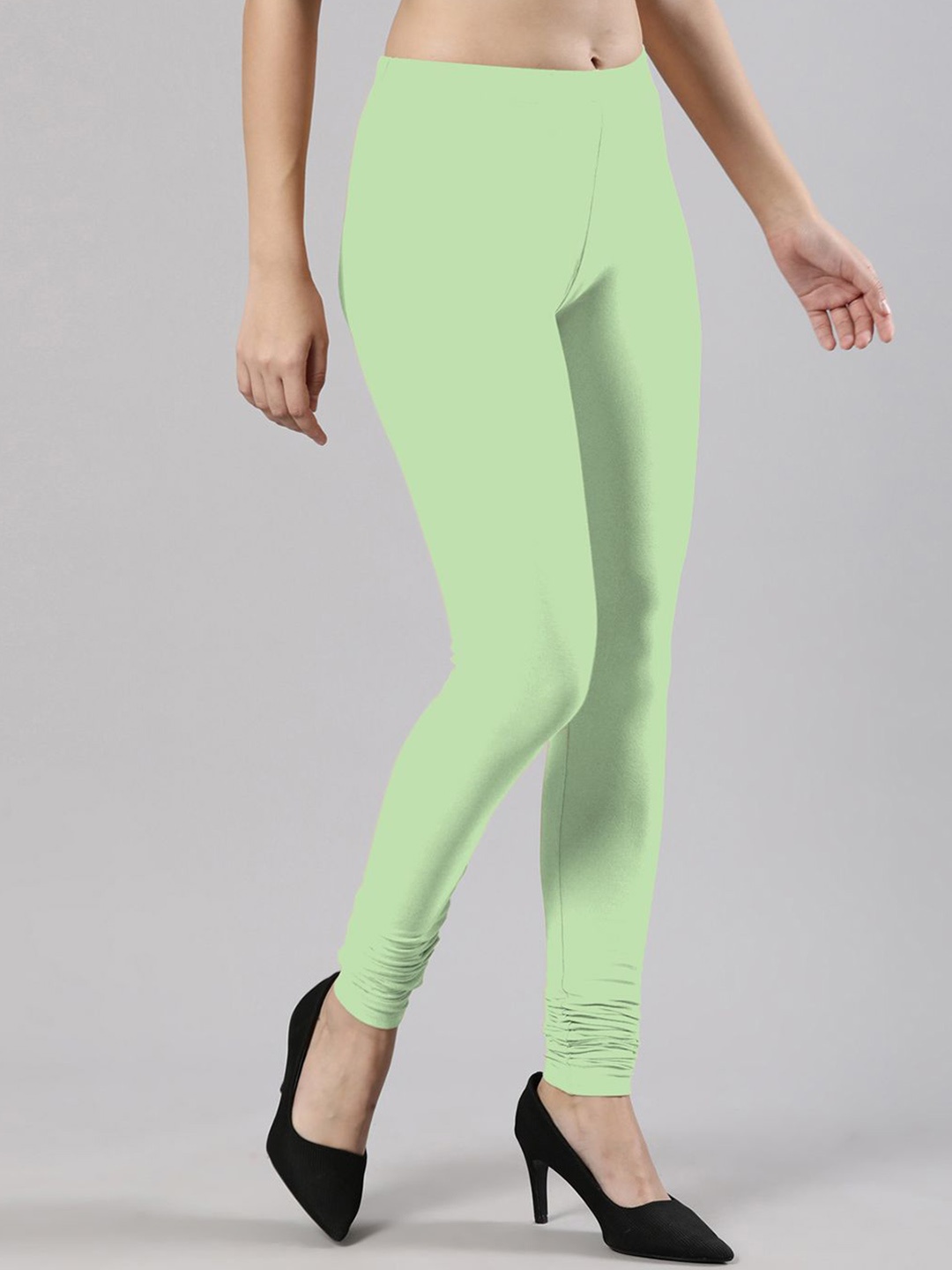 

Femmora Churidar Length Leggings, Green