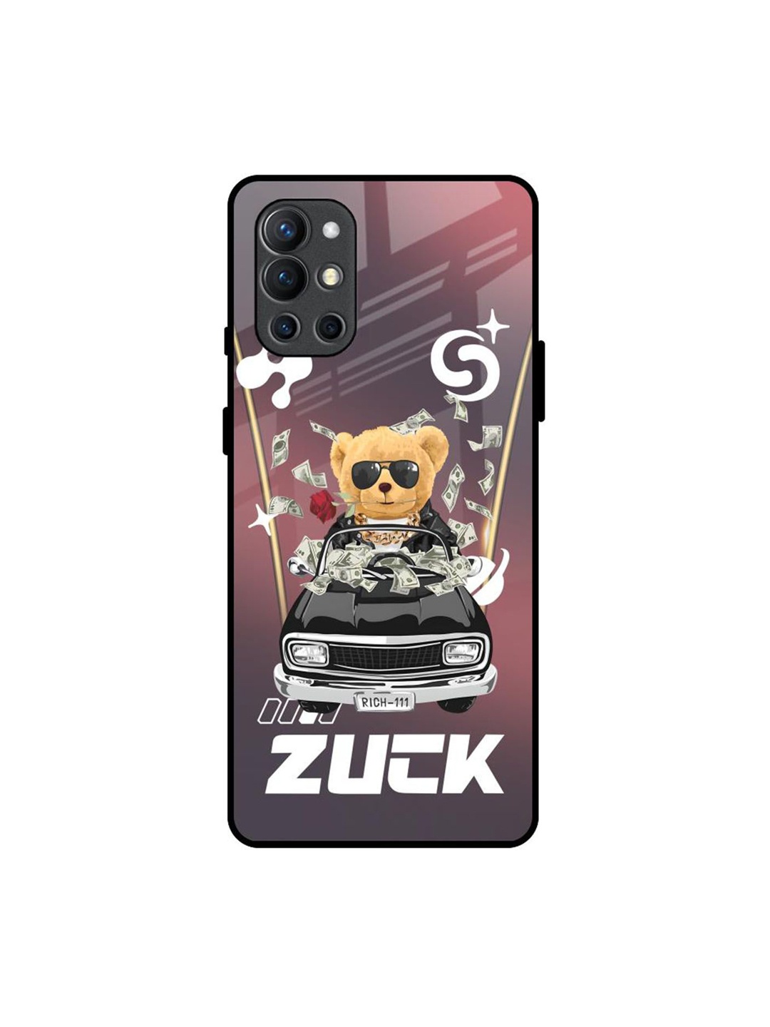

QRIOH Typography Printed OnePlus 9R Back Case Mobile Accessories, Peach
