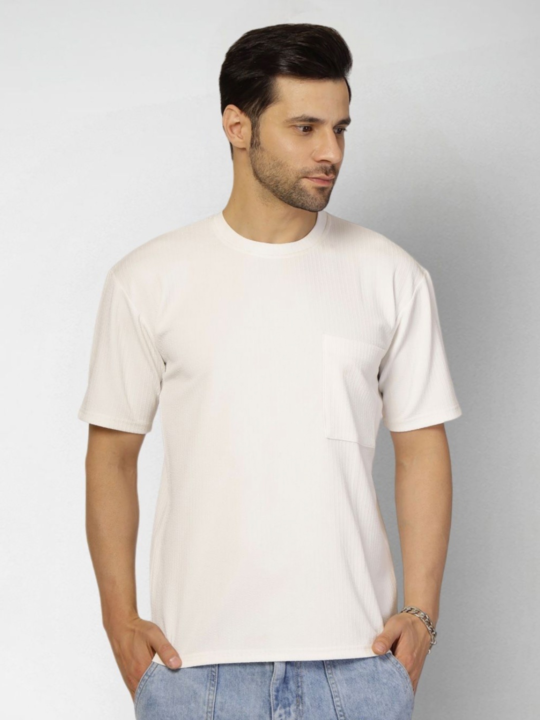

Moda Rapido Men T-shirt, White