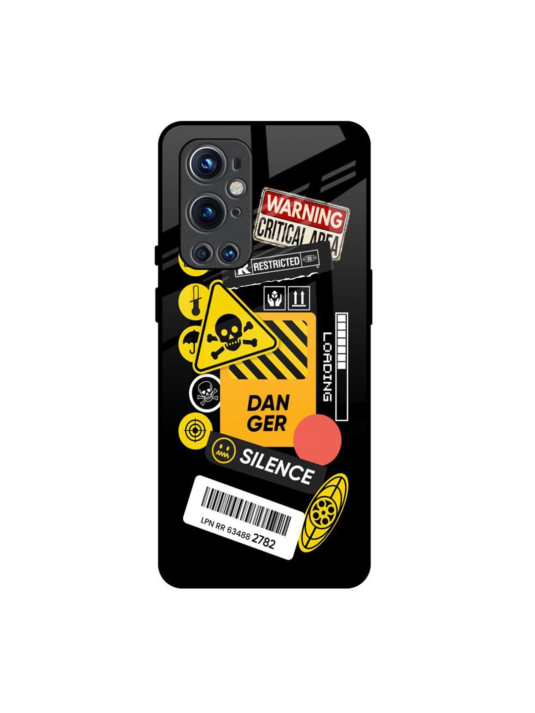 

QRIOH Typography Printed OnePlus 9 pro Back Case Mobile Accessories, Black