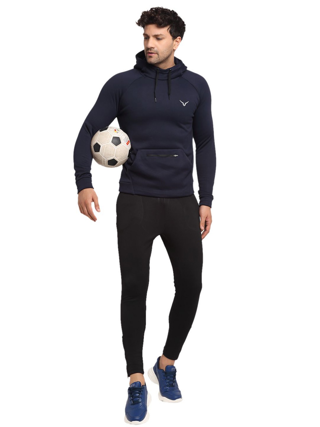

Invincible Men Exclusive Box Fleece Hoody, Navy blue
