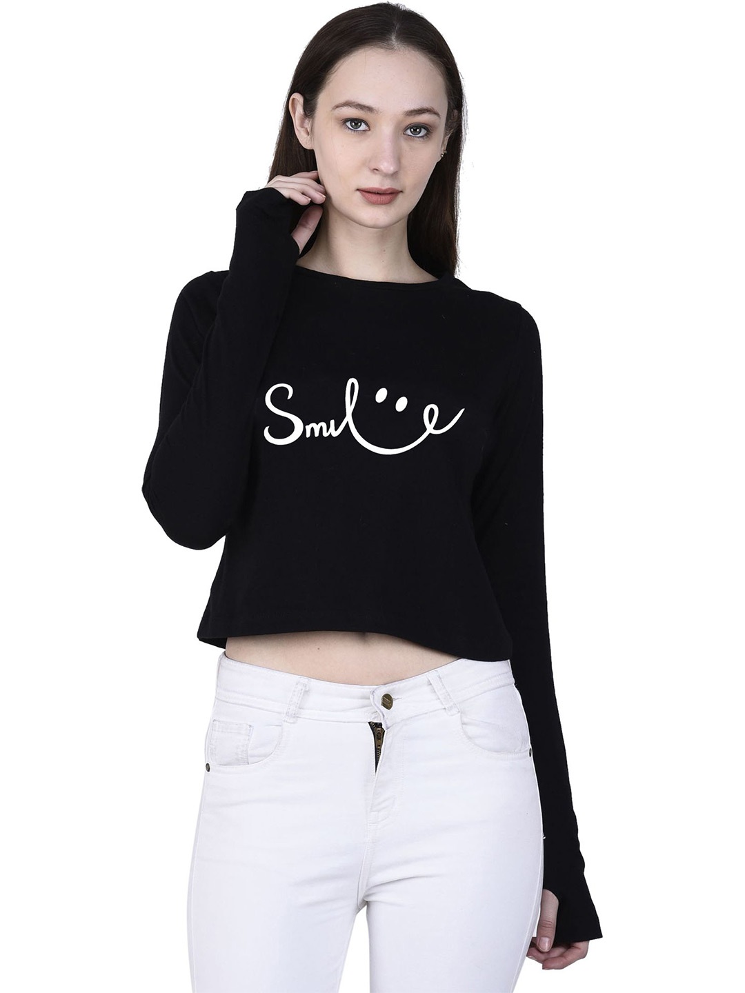 

ROARERS Print Top, Black