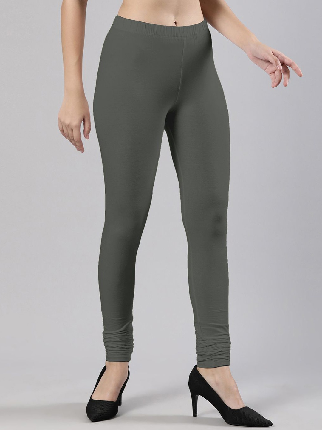 

Femmora Churidar Length Leggings, Charcoal