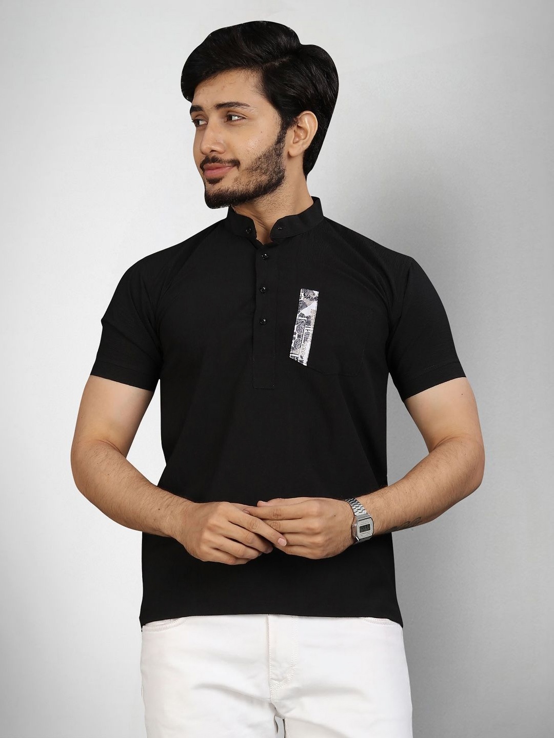 

Moda Rapido Men T-shirt, Black