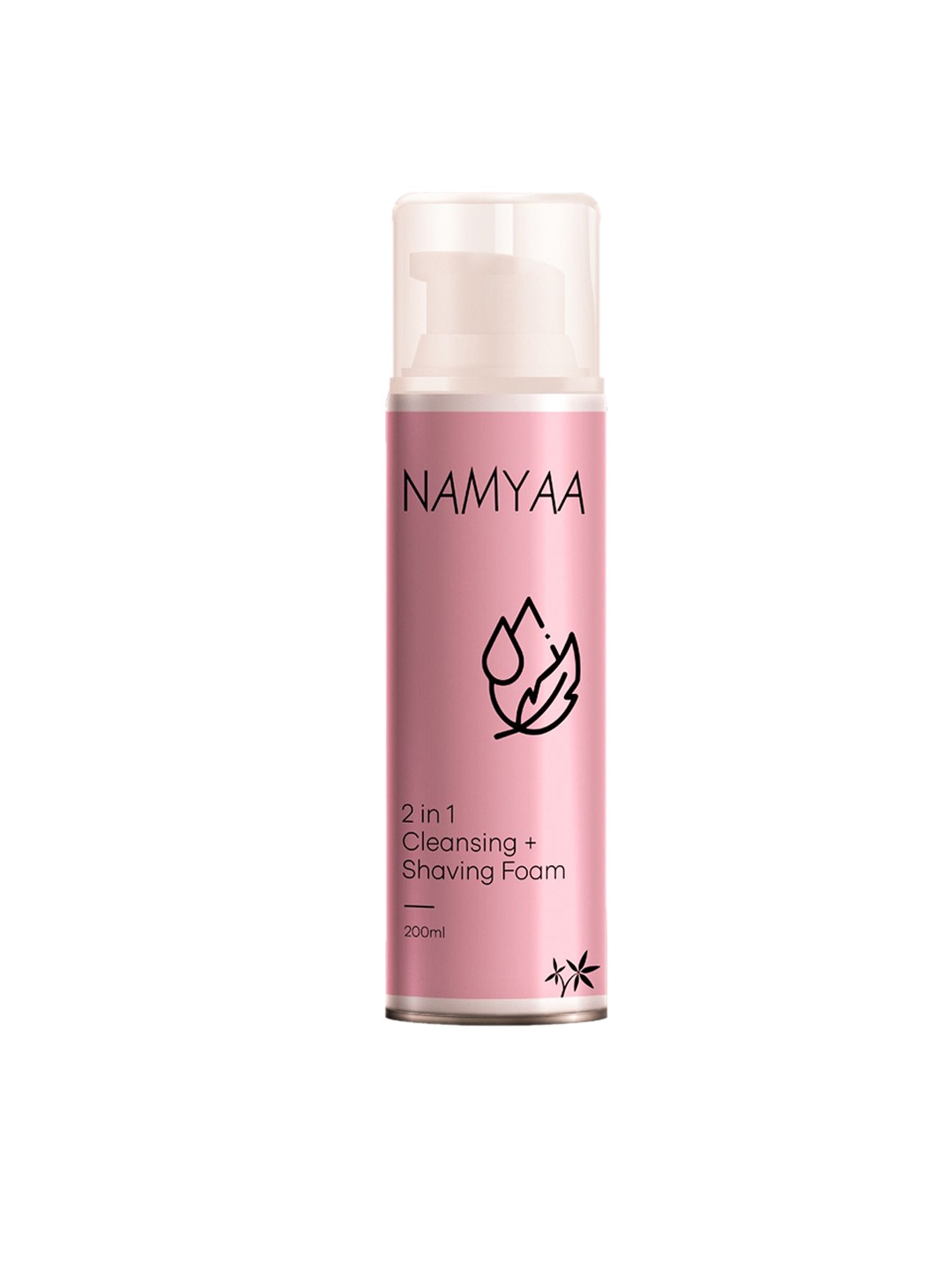 

Namyaa 2 In 1 Cleansing + Shaving Foam- 200 ml, Pink