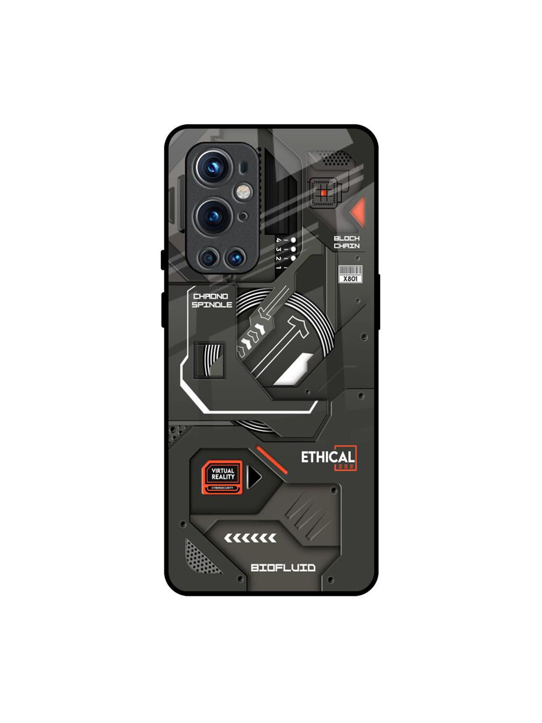 

QRIOH Typography Printed OnePlus 9 pro Back Case Mobile Accessories, Black