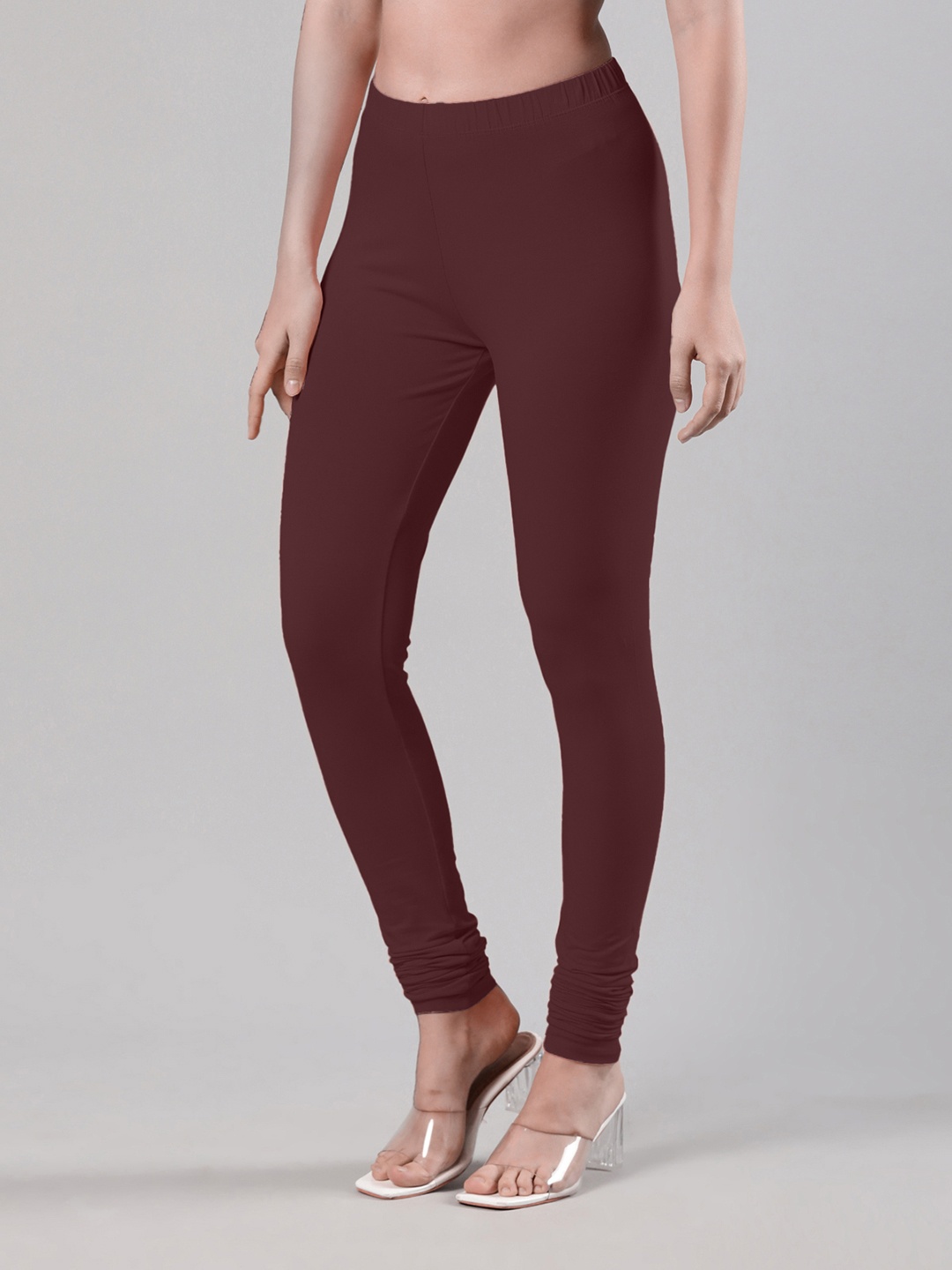 

Femmora Churidar Length Leggings, Maroon