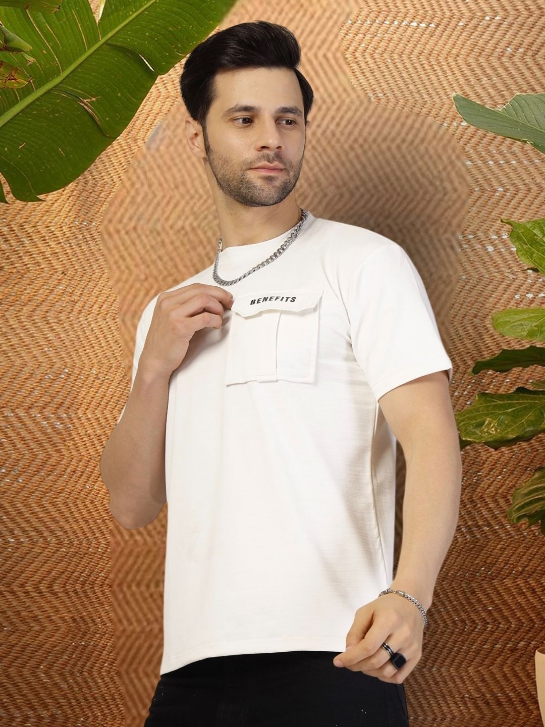 

Moda Rapido Men T-shirt, White
