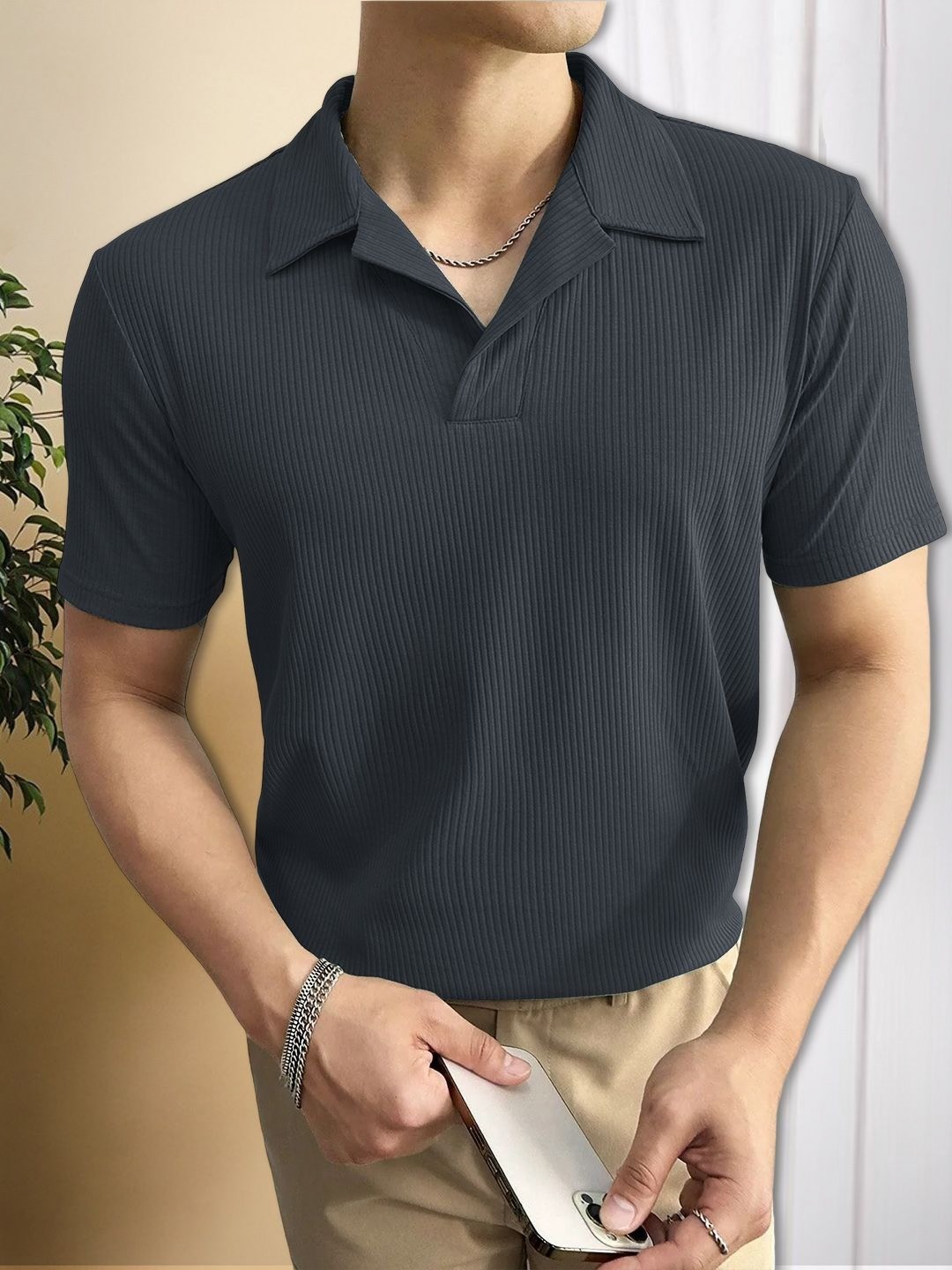 

Moda Rapido Men T-shirt, Grey