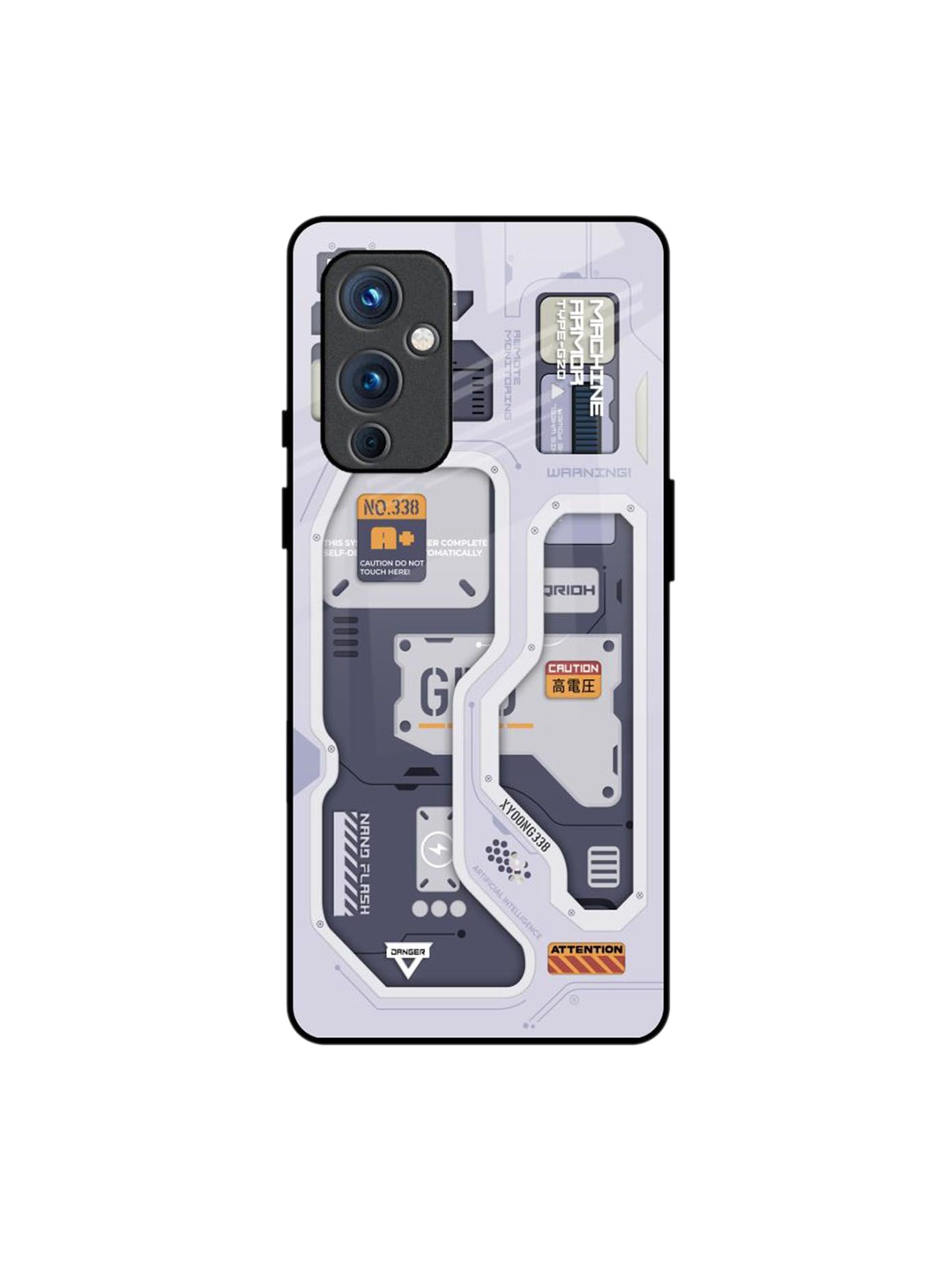 

QRIOH Typography Printed OnePlus 9 Back Case Mobile Accessories, Grey