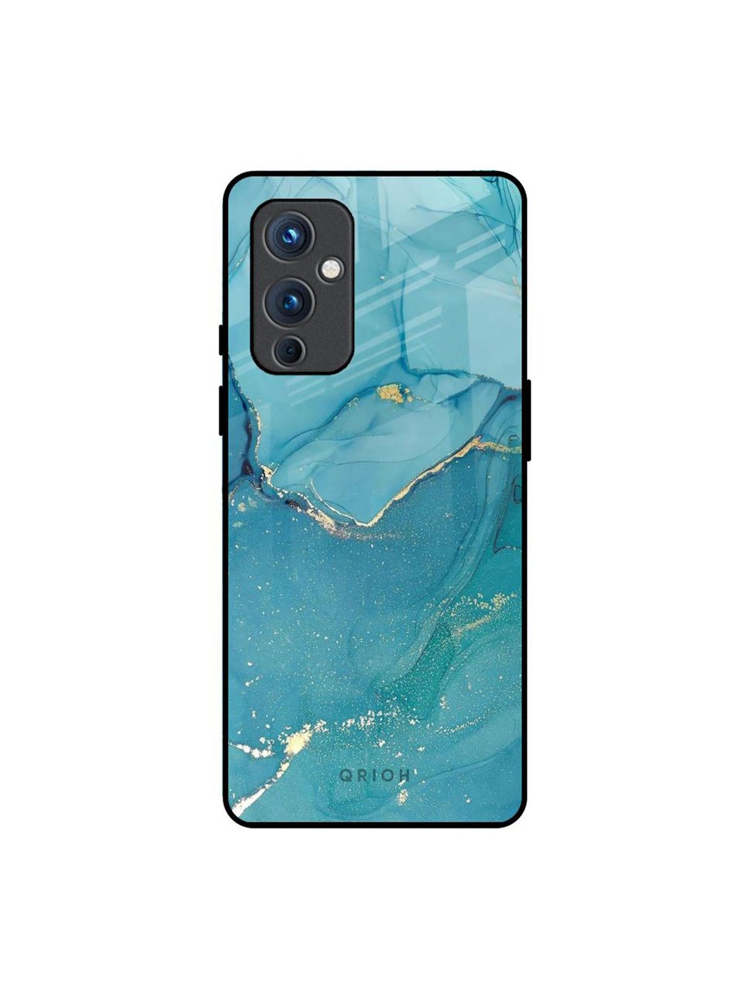 

QRIOH Quirky Printed OnePlus 9 Back Case Mobile Accessories, Blue